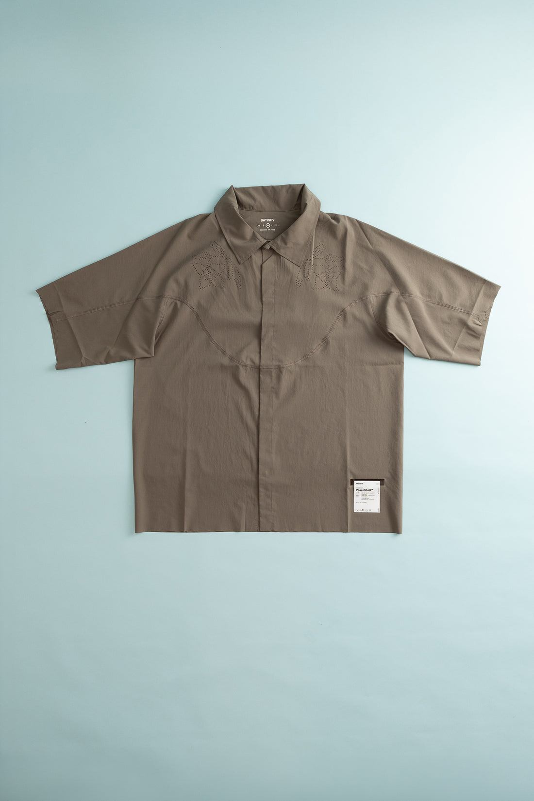 Satisfy PeaceShell™ River Shirt Short Sleeve in Falcon, view 1.