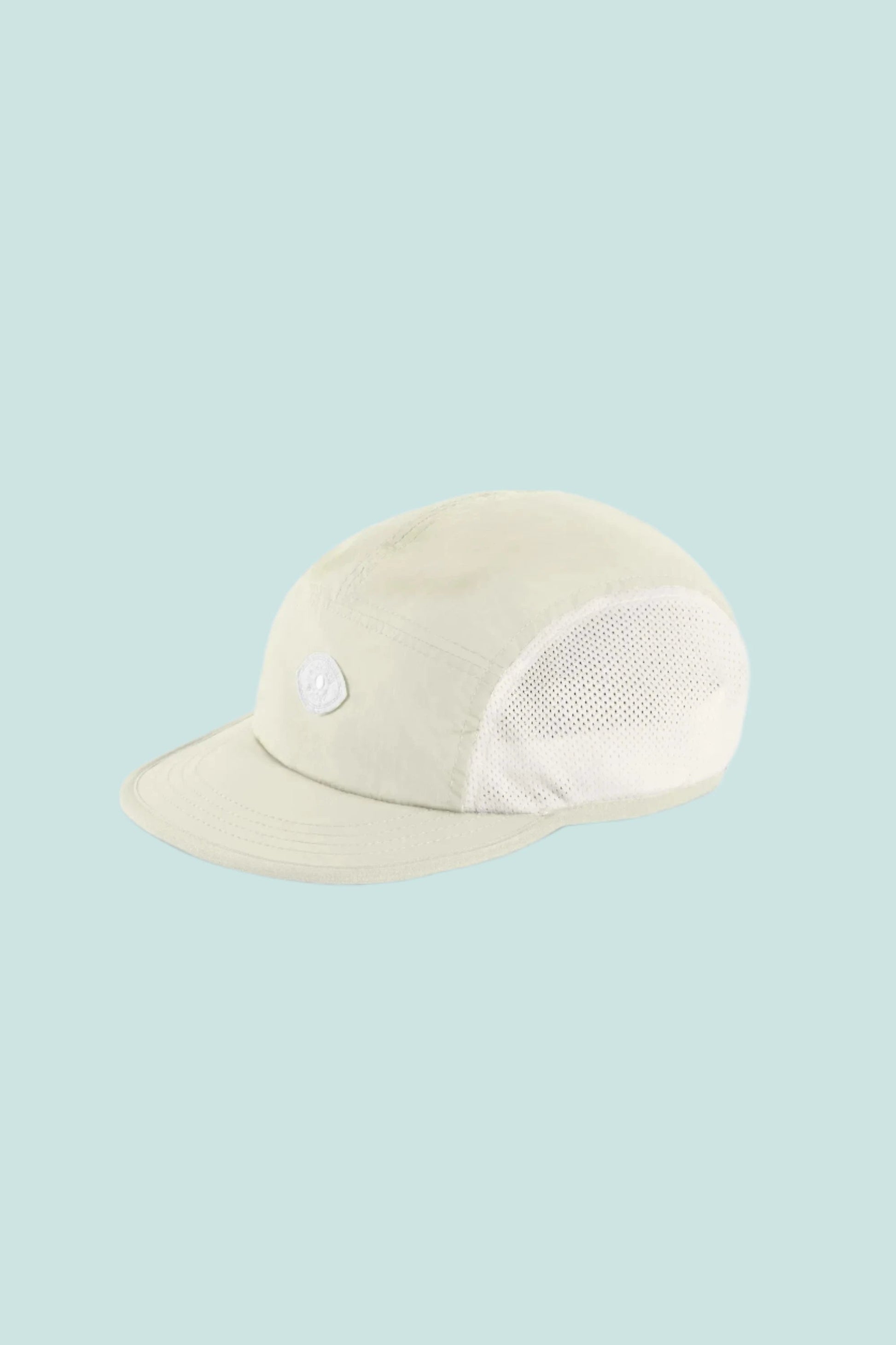 District Vision Performance Paneled Mesh Hat - Limestone | Coffee Outdoors