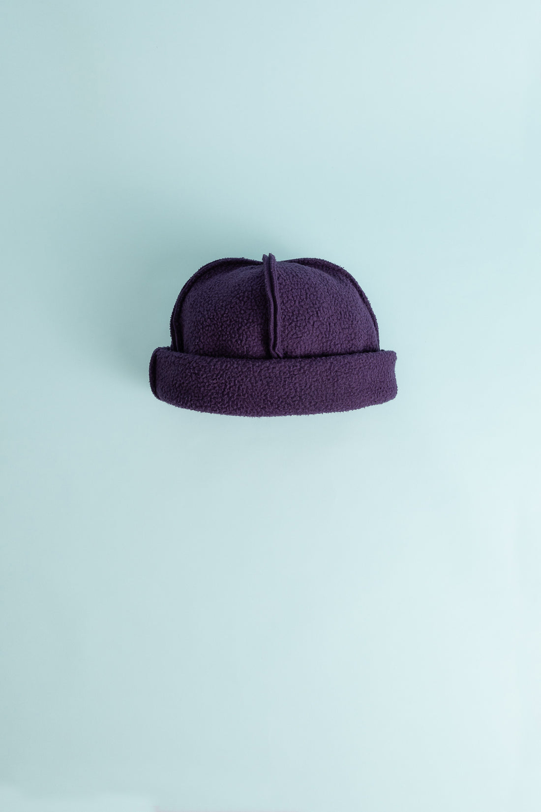Lloyd Fleece Toque in Aubergine, view 4.