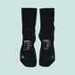 Satisfy Merino Nylon Tube Socks - Black | Coffee Outdoors
