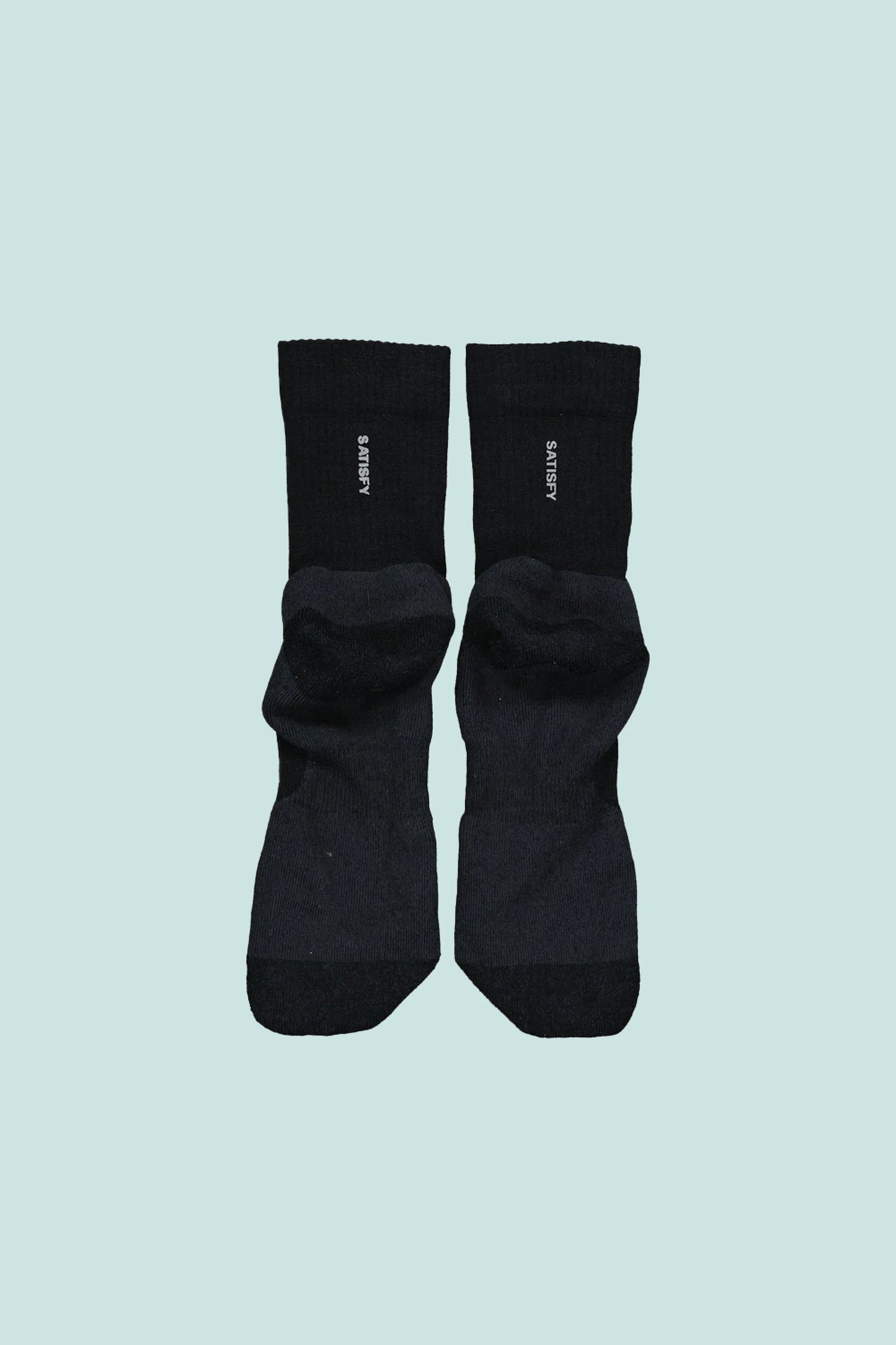 Satisfy Merino Nylon Tube Socks - Black