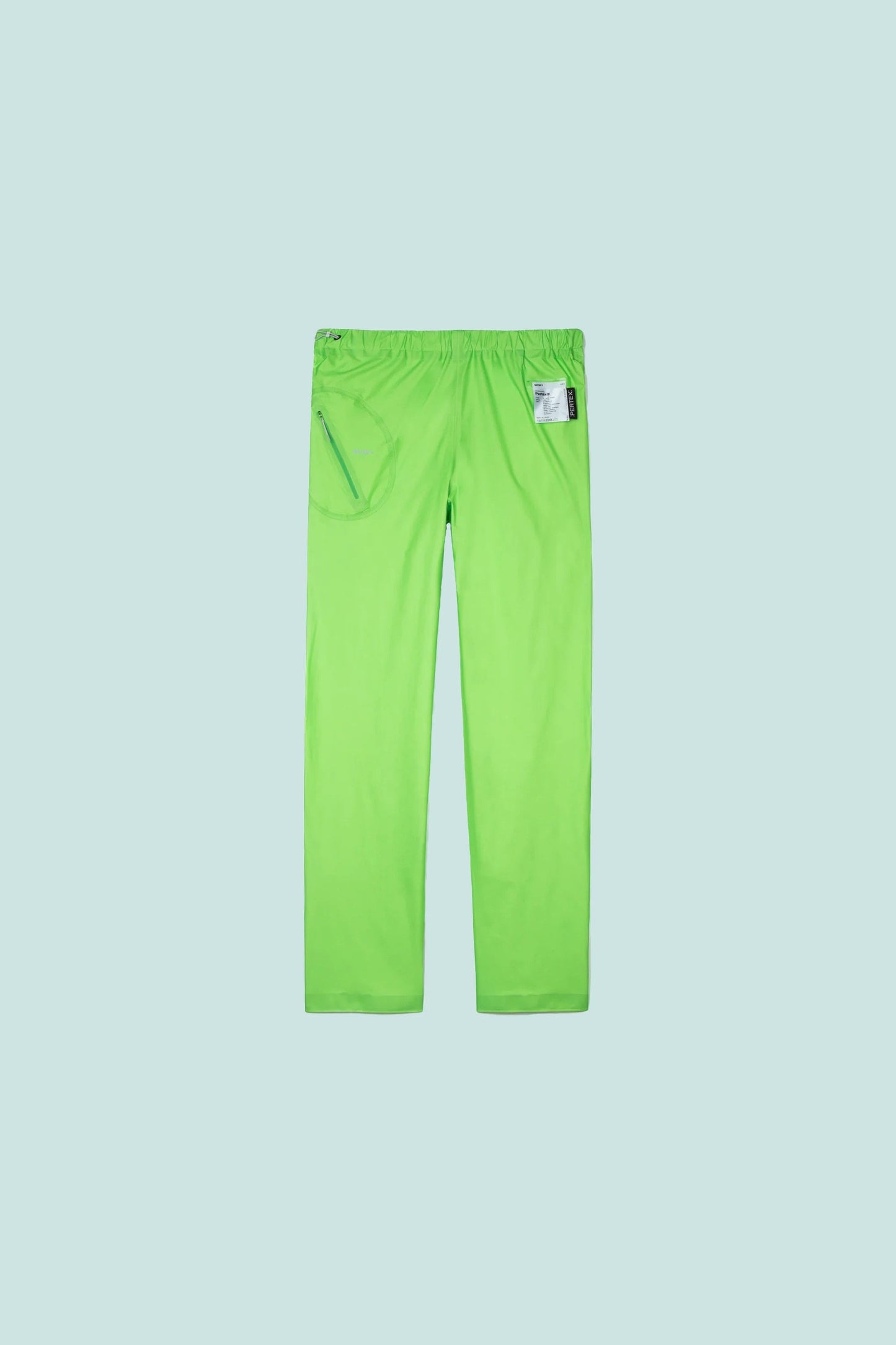 Satisfy Pertex™ 3L Rain Pants - Neon Green | Coffee Outdoors