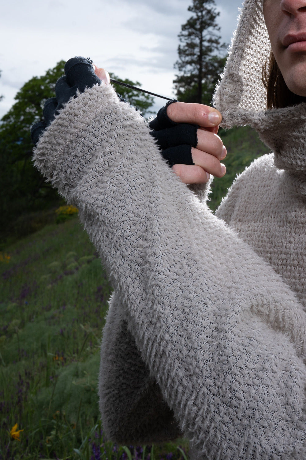 Shag Hoodie v2.0 in Moon Rock, product photo 8