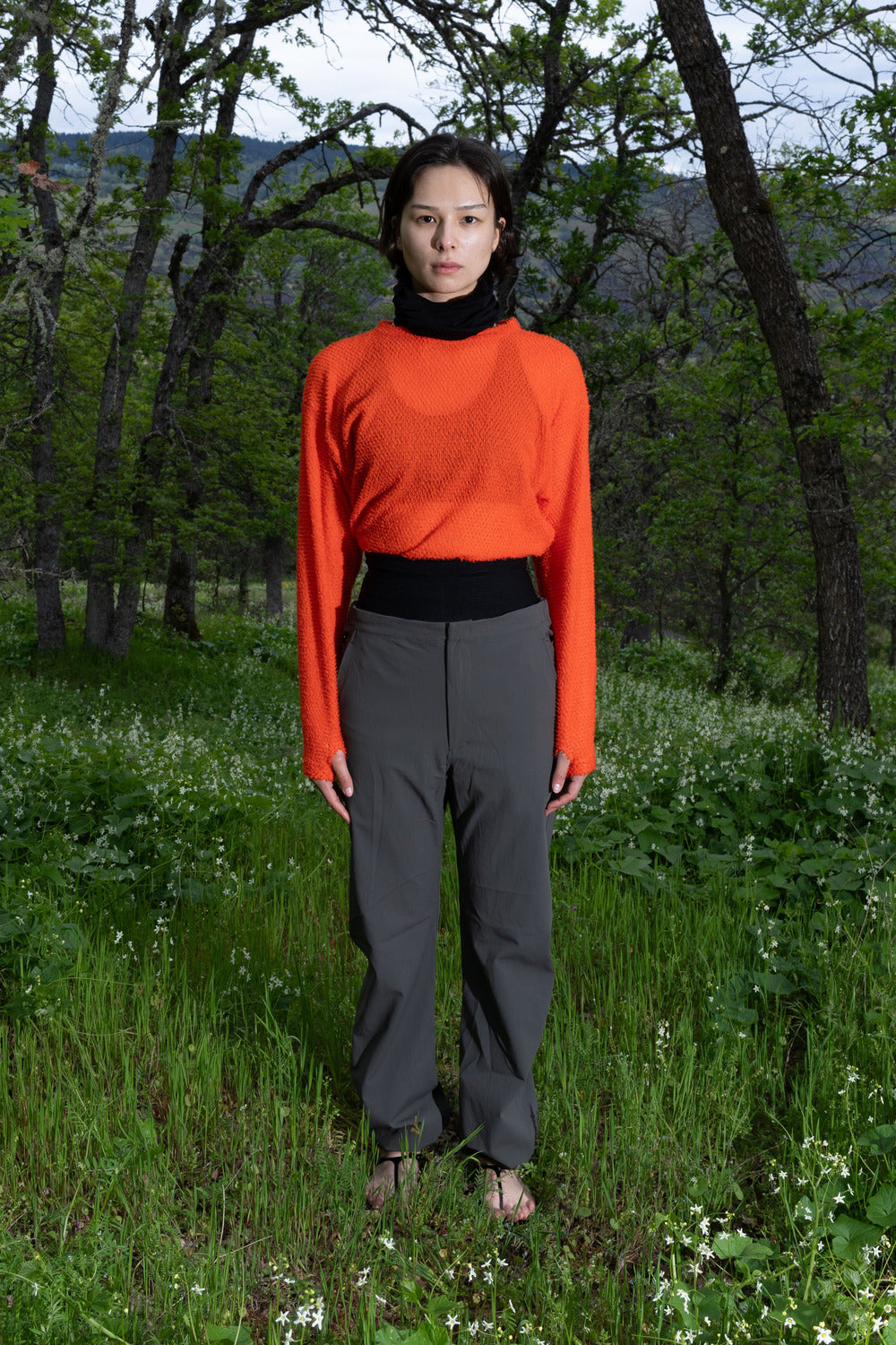 Shag Sweater v2.0 in Tangerine Tango, product photo 4