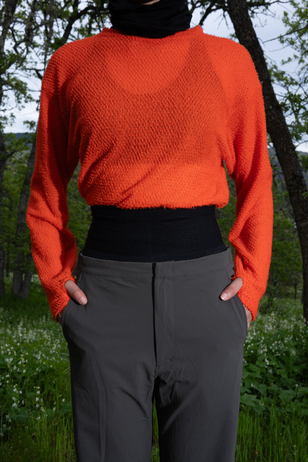 Shag Sweater v2.0 in Tangerine Tango, product photo 7