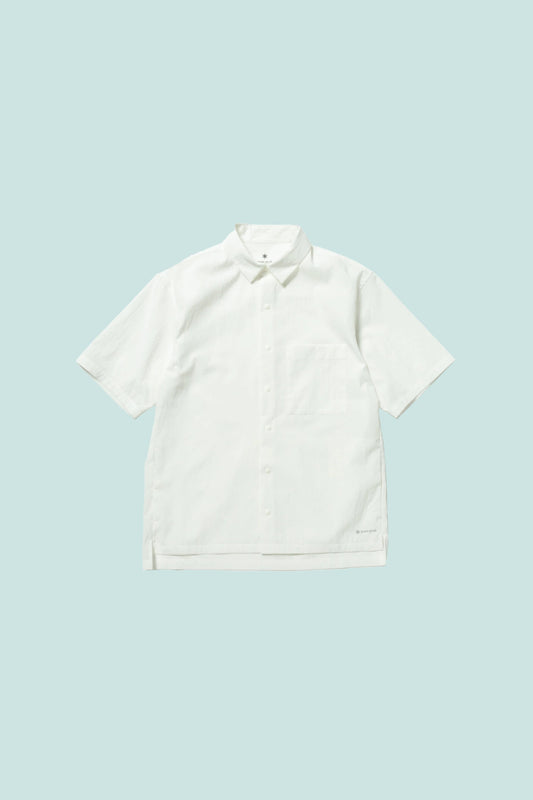 Snow Peak Breathable Quick Dry Shirt - White | Coffee Outdoors
