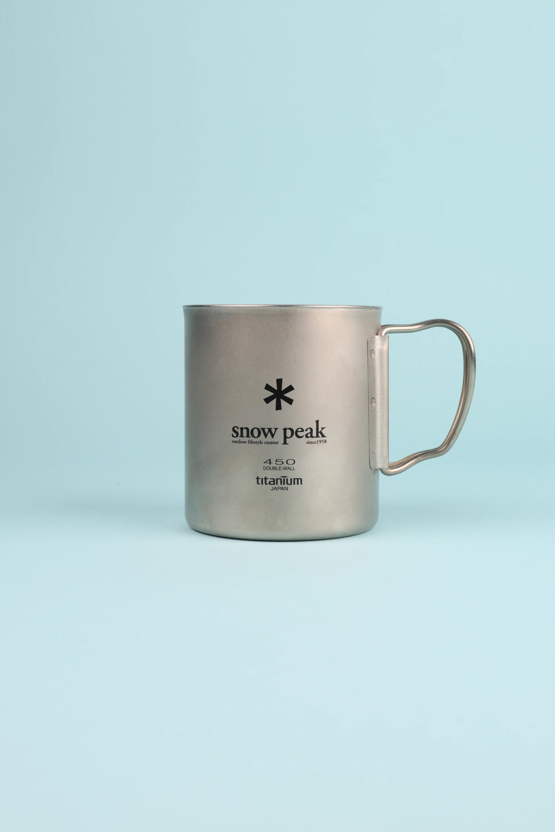 Snow Peak Titanium Double Wall Cup 450 | Coffee Outdoors