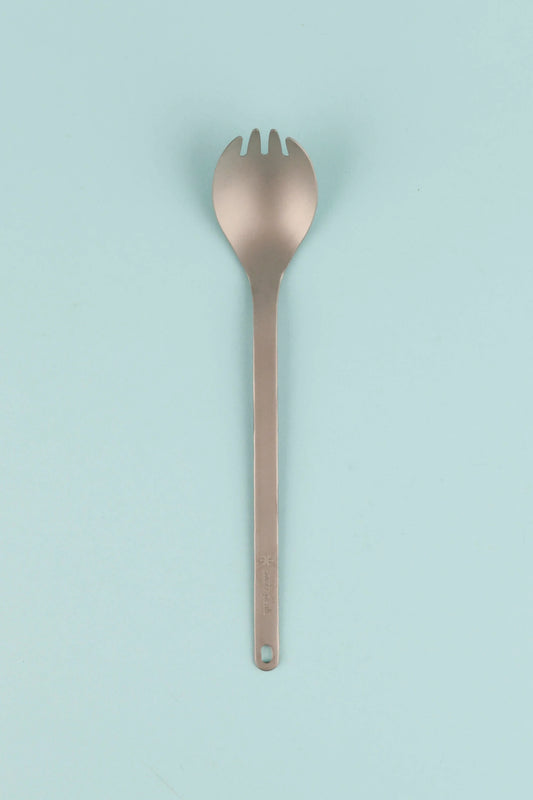 Snow Peak Titanium Long Spork | Coffee Outdoors