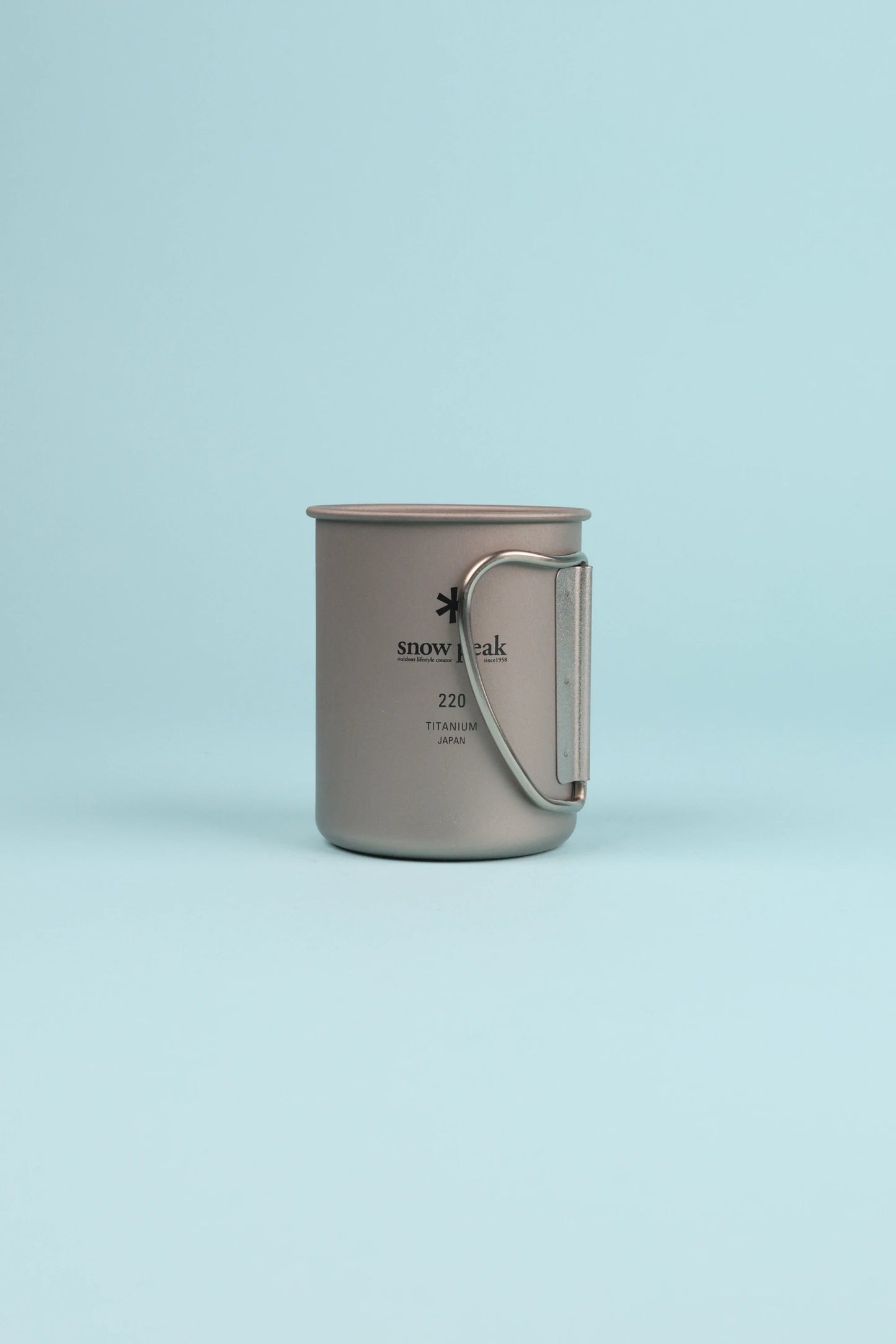 Snow Peak Titanium Single Wall Cup 220 | Coffee Outdoors