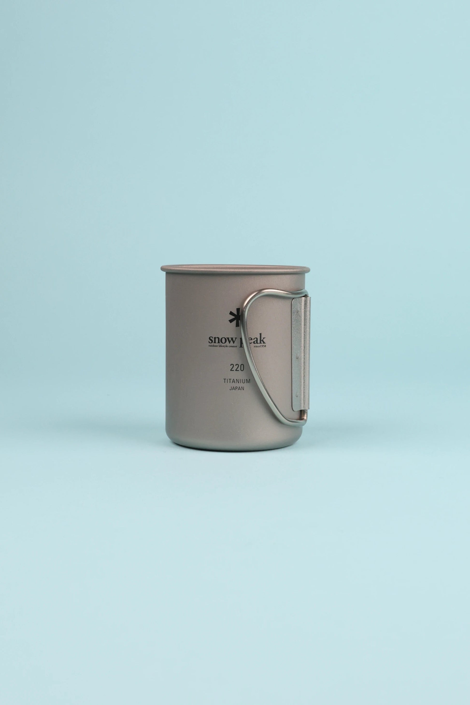 Snow Peak Titanium Single Wall Cup 220 | Coffee Outdoors