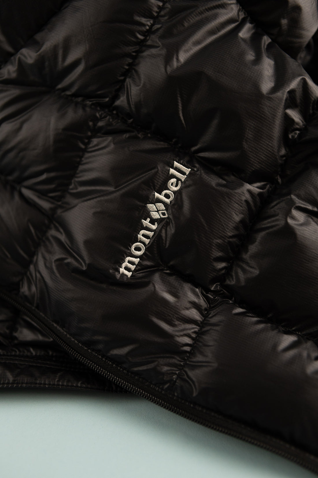 Montbell US Men's Plasma 1000 Alpine Down Parka in Black, view 5.