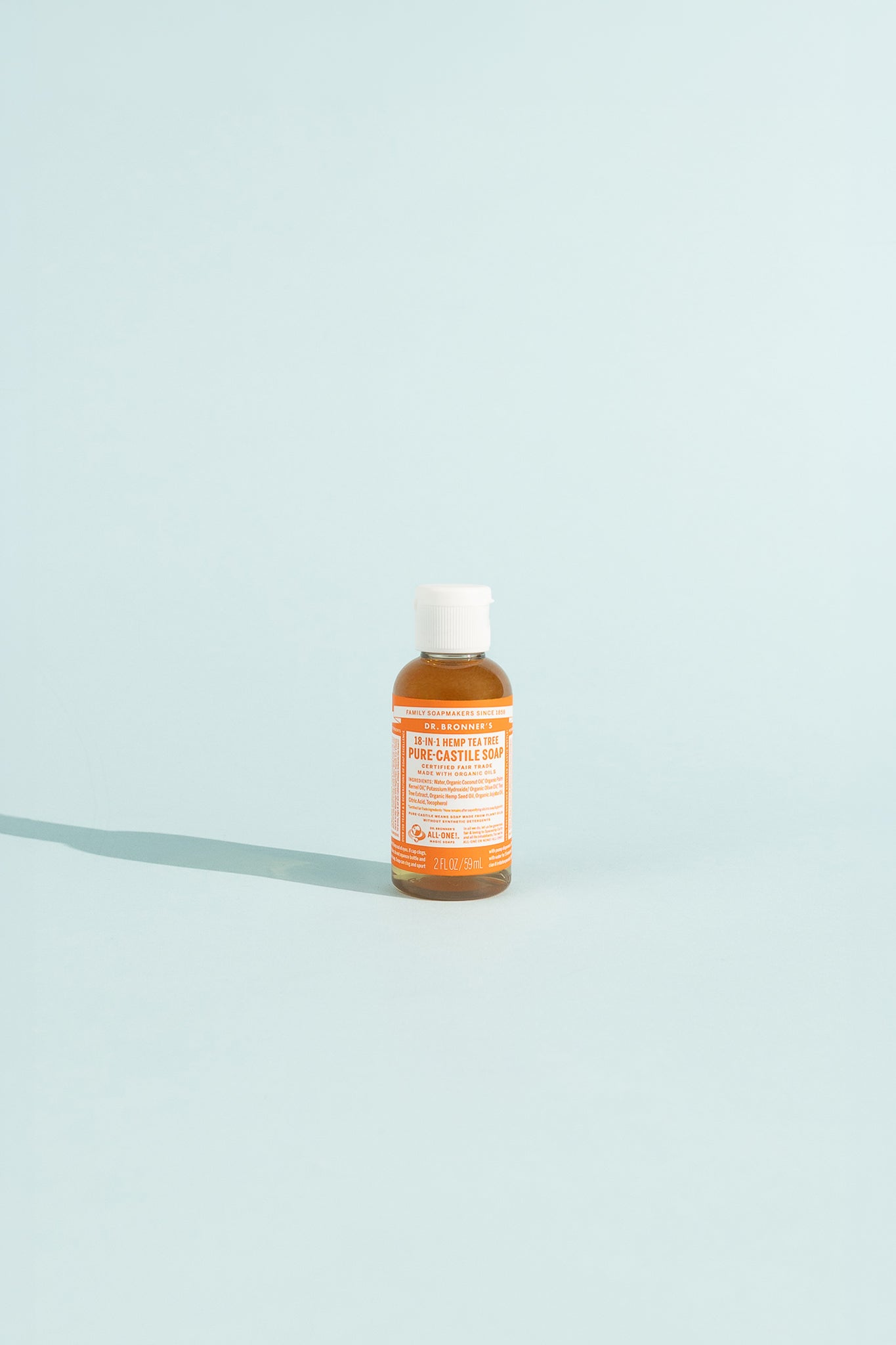 Hemp Tea Tree Pure-Castile Liquid Soap - 59ml