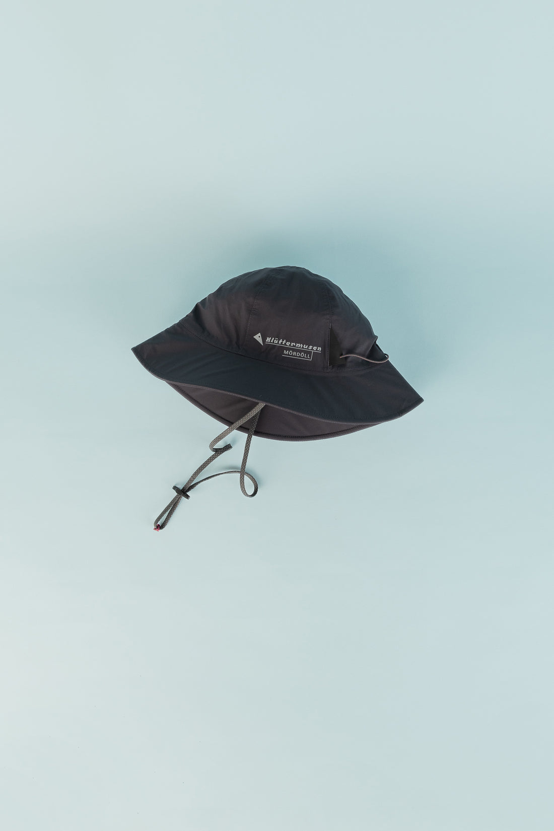 Klattermusen Mordoll Waterproof Bucket Hat in Raven, view 2.