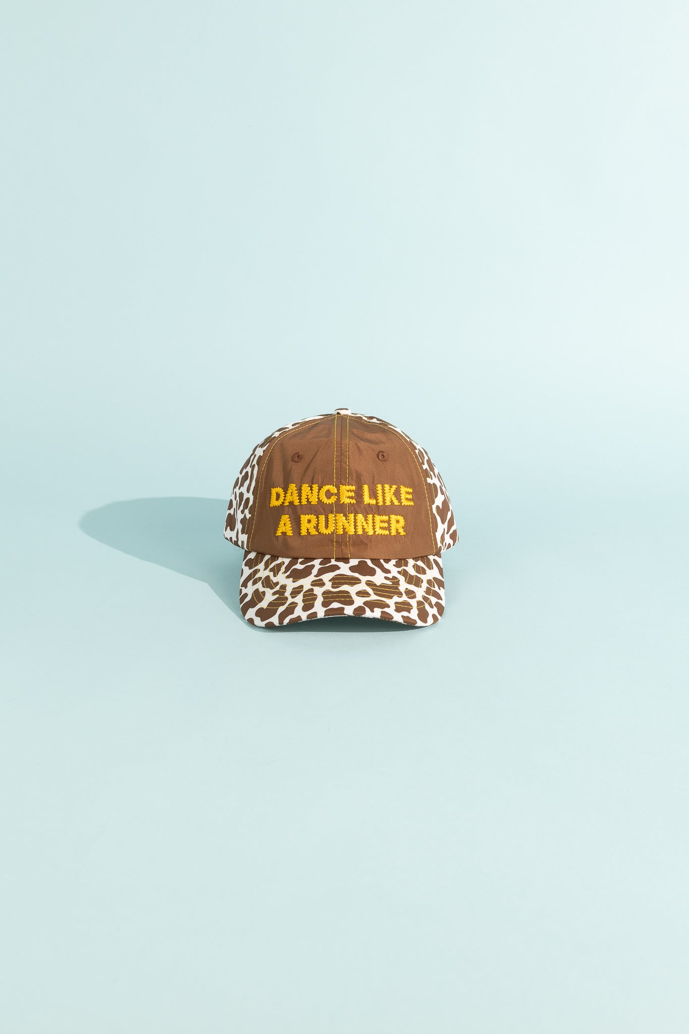 Dad Hat - Dance Like A Runner Cow Print