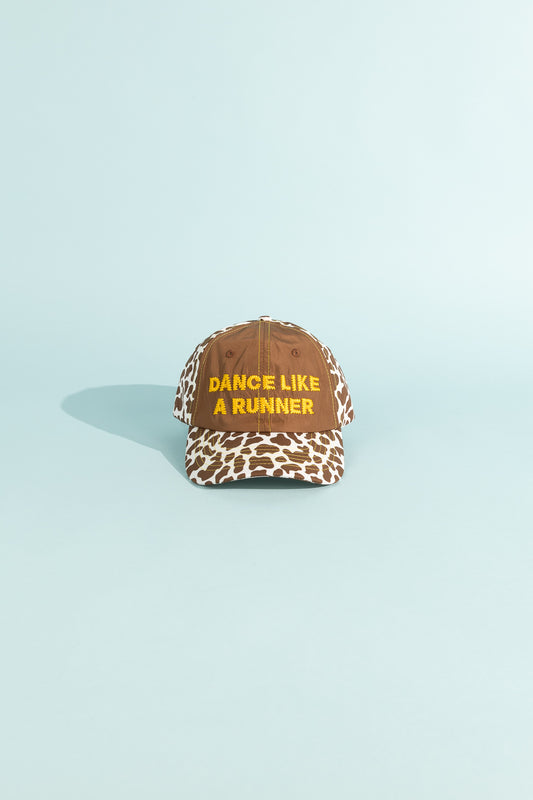 Dad Hat - Dance Like A Runner Cow Print