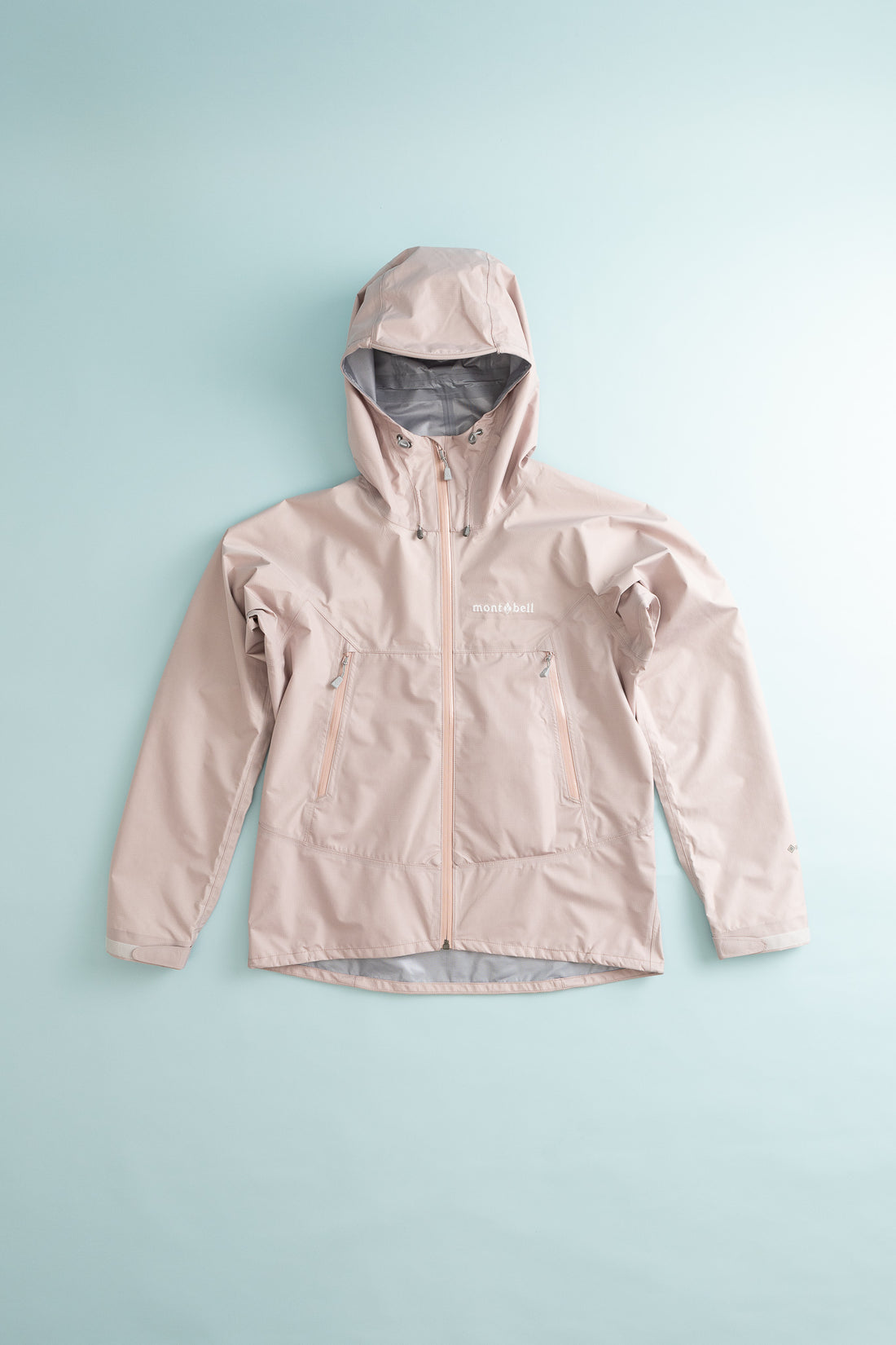 Montbell US Women's Rain Trekker Jacket in Pink, view 1.