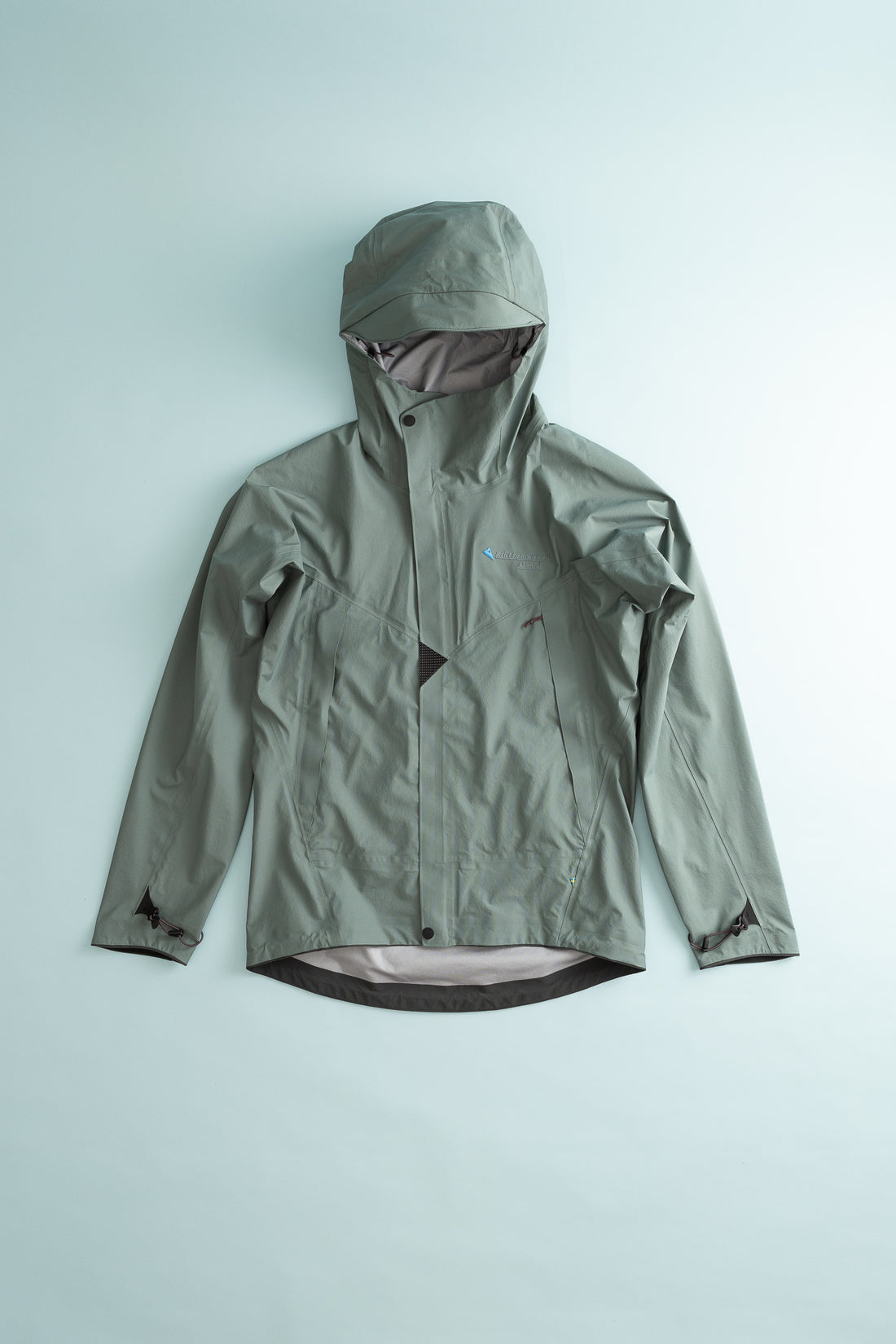 Klattermusen Men's Asynja Jacket in Teal Grey, view 1.
