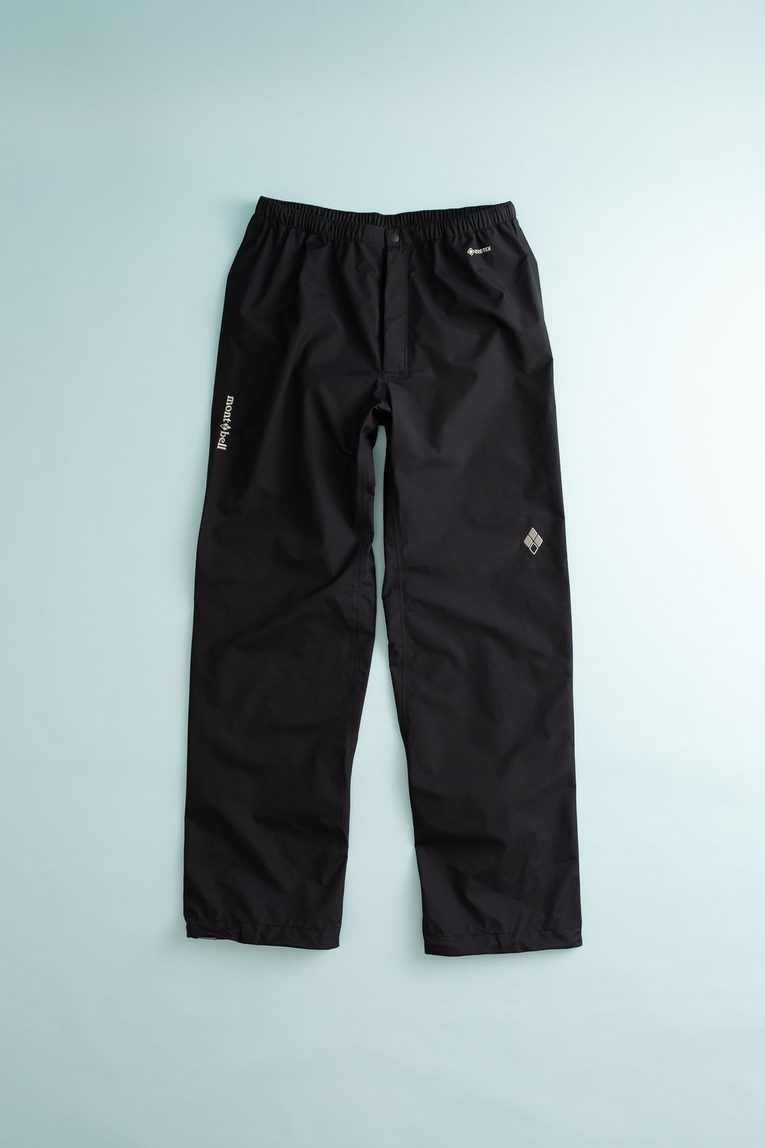 Montbell US Men's GORE-TEX Rain Pants in Black, view 1.