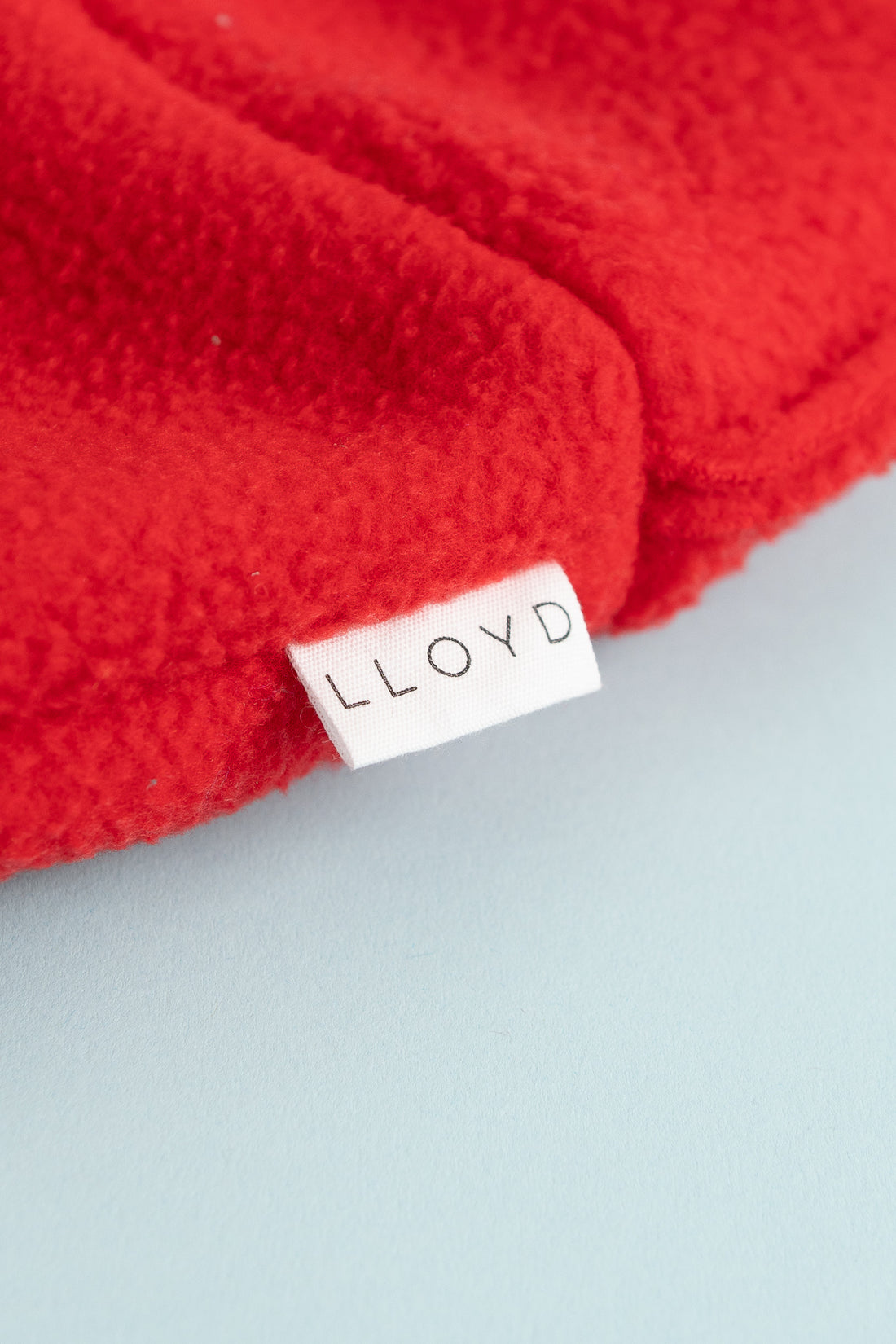 Lloyd Fleece Toque in Red, view 3.