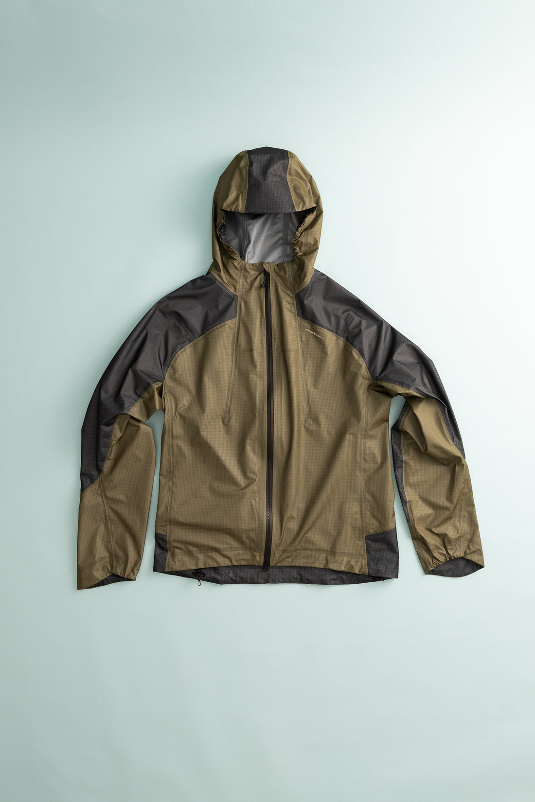 Sphere LT GORE-TEX Jacket in dark olive color, featuring an ergonomic design and lightweight waterproof material.