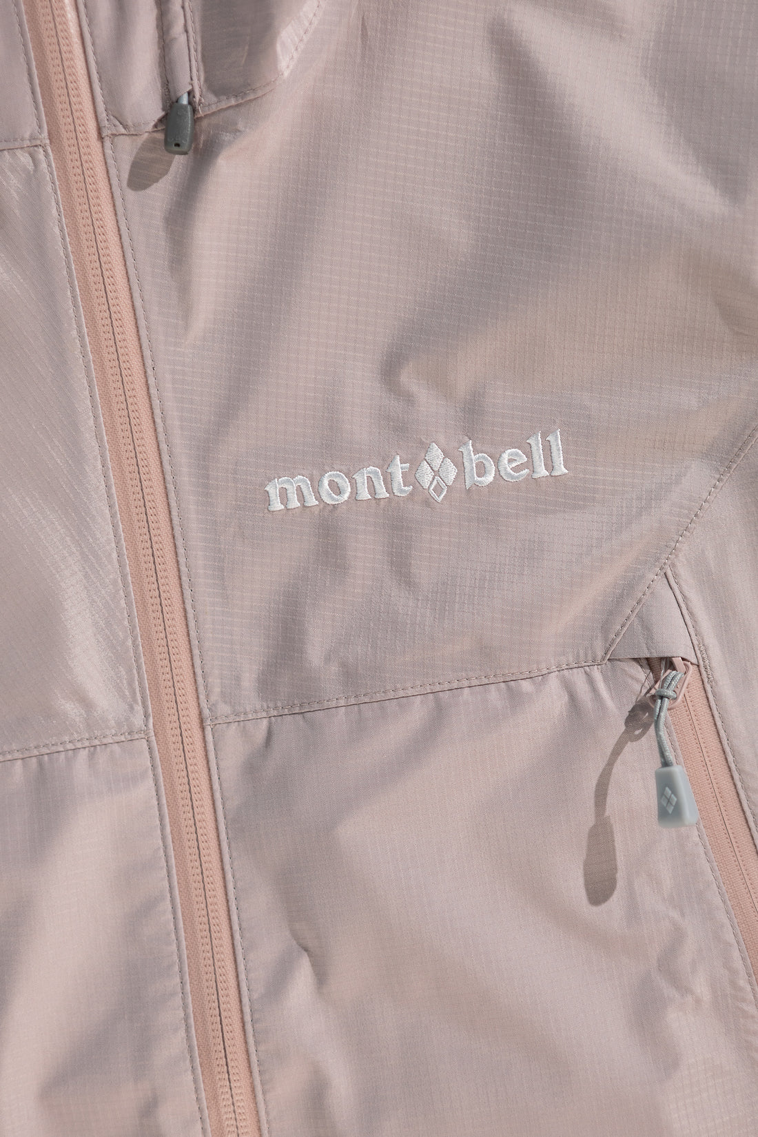 Montbell US Women's Rain Trekker Jacket in Pink, view 2.