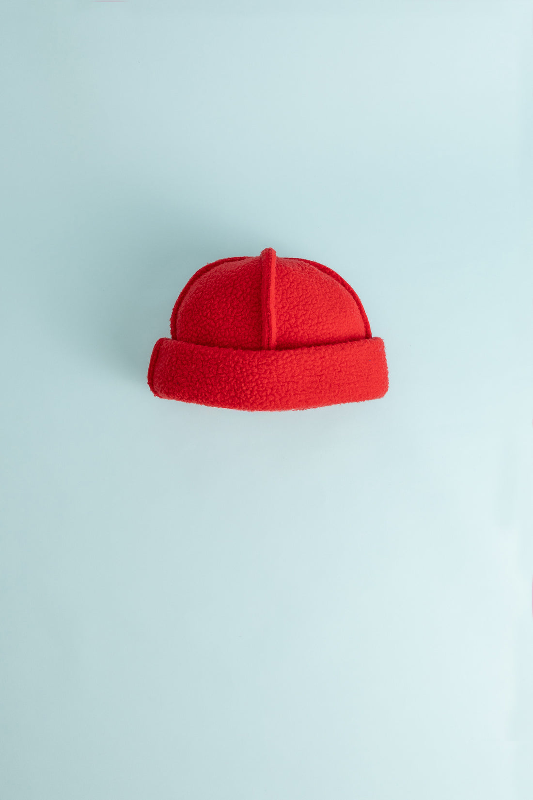 Lloyd Fleece Toque in Red, view 5.