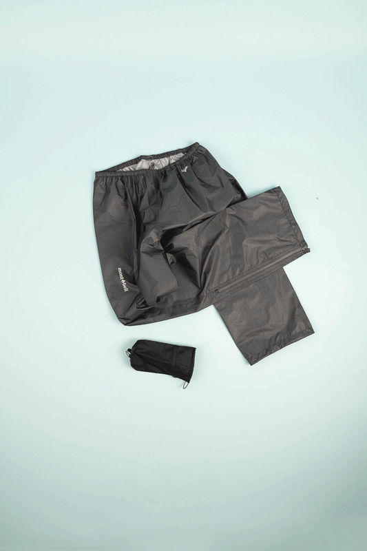 Montbell US Womens Super Dry-Tec U.L. Rain Pants - Dark Gray