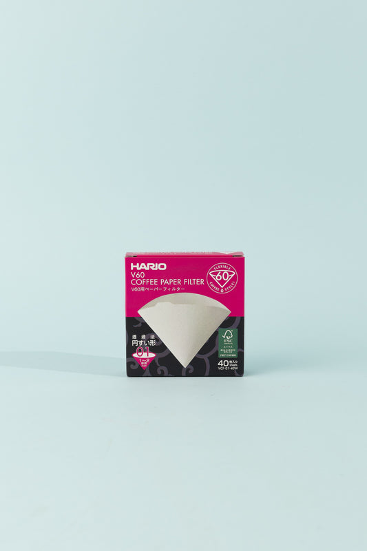 Hario V60 filter for 1 - 40 Pack