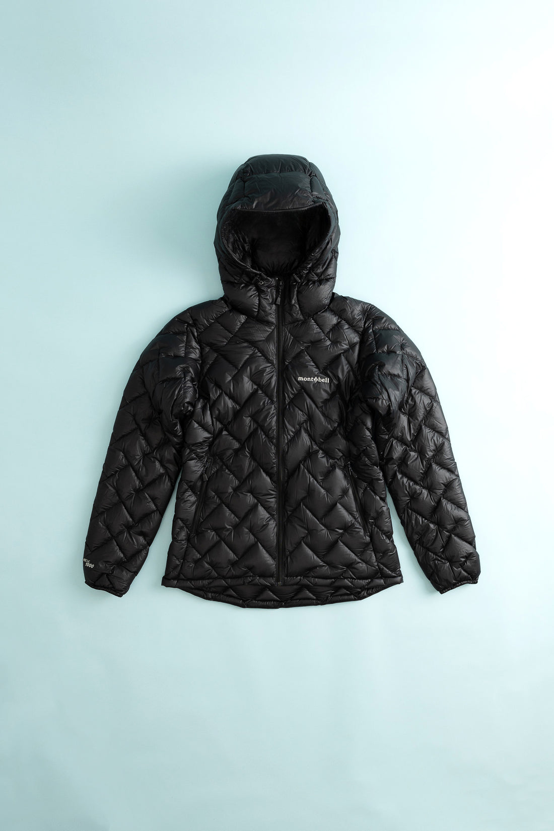 Montbell US Women's Plasma 1000 Alpine Down Parka in Black, view 1.