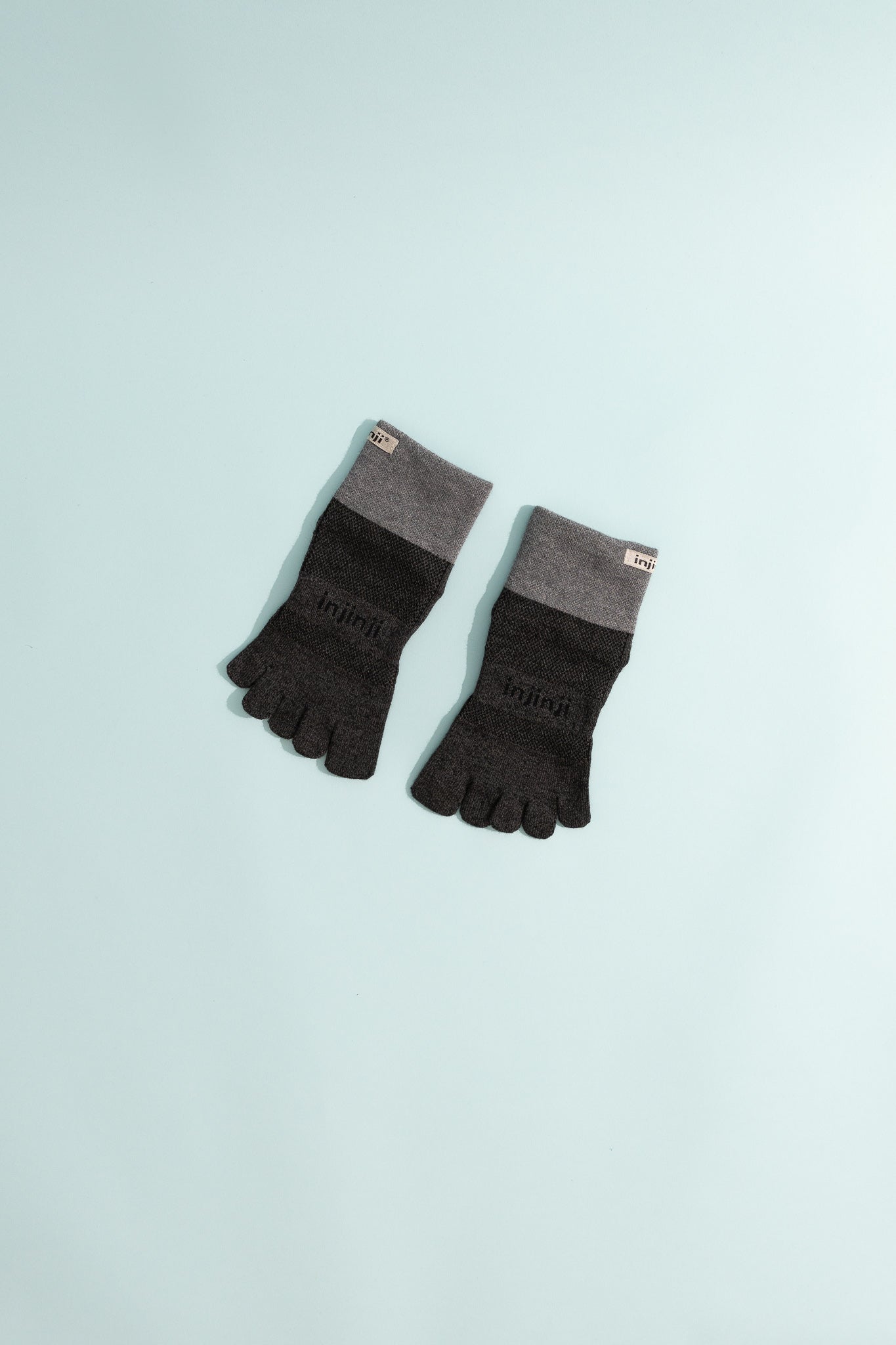Coolmax Trail Mini-Crew Toe Socks - Granite
