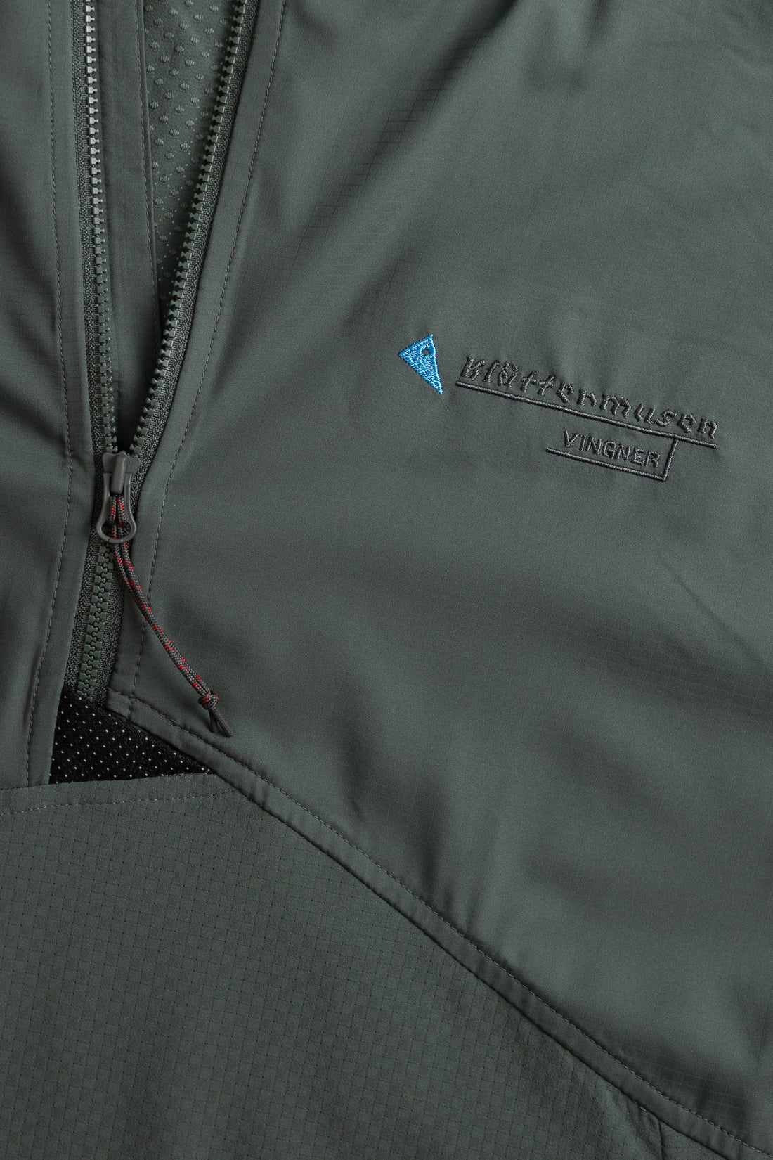 Klattermusen Men's Vingner Anorak in Dark Teal, view 3.