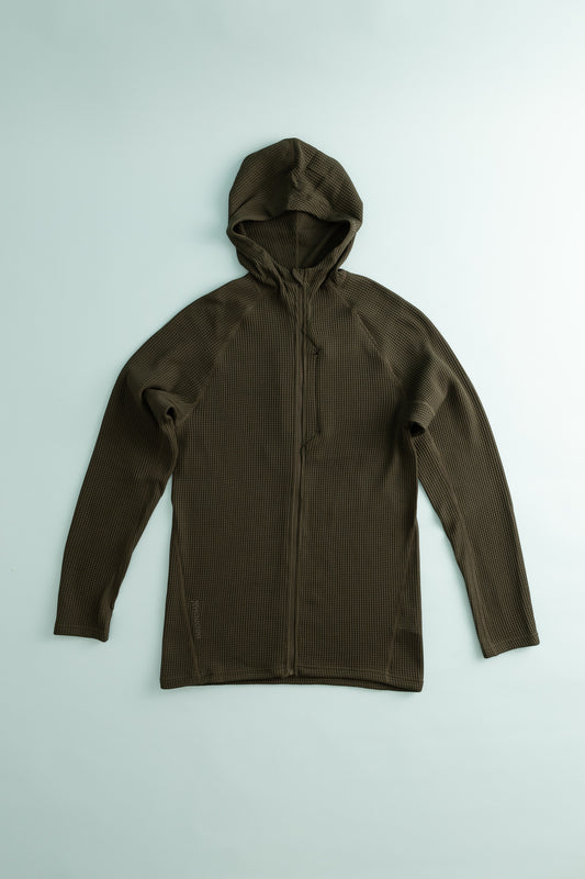 Mens Pace Flow Houdi - Green Illusion