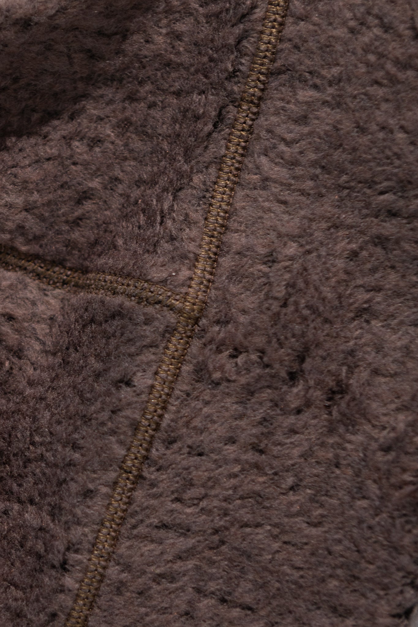 Close-up of the fabric texture of the High Loft Wool Beanie - Moonscape, showcasing its plush merino wool.