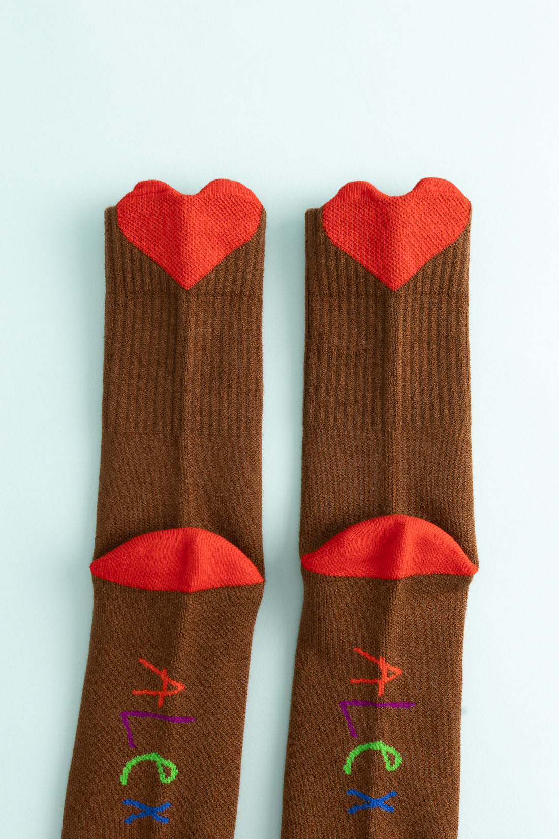 Alex Zono Feet Huggers Socks in Butterflies Brown, view 2.