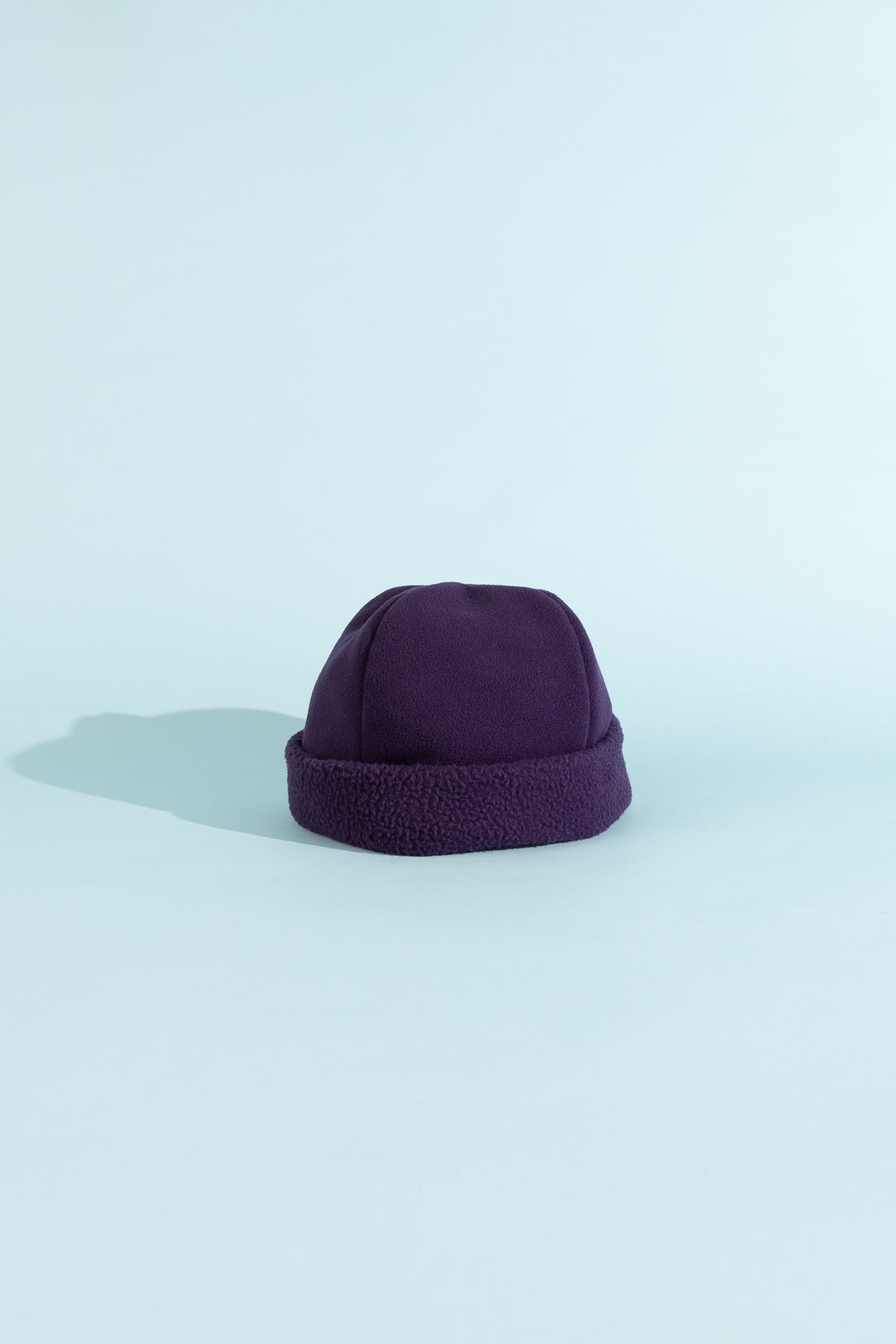 Lloyd Fleece Toque in Aubergine, view 2.