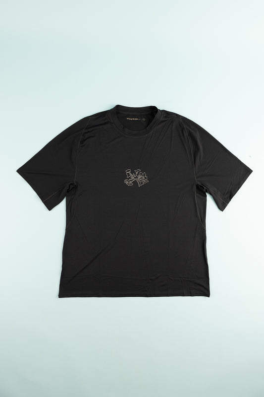 Portal Lateral Peak Tee - Black Beauty