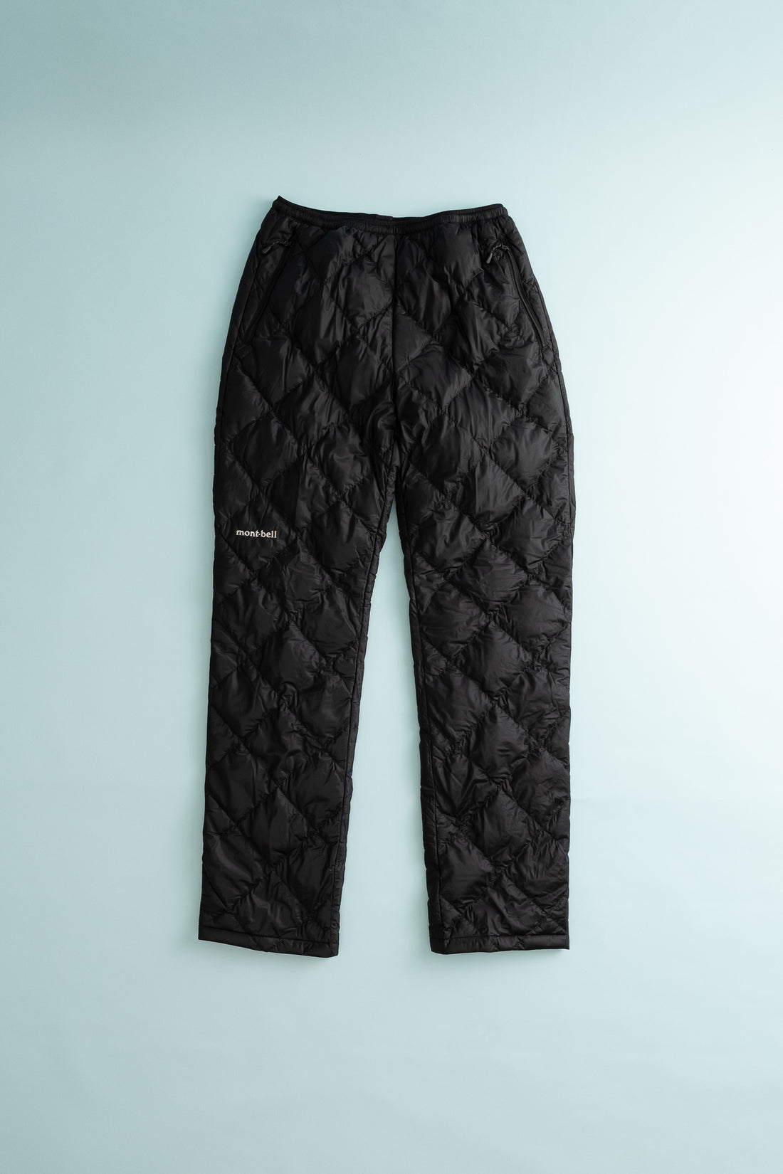 Montbell US Women's Superior 800 Down Pants in Black, view 1.