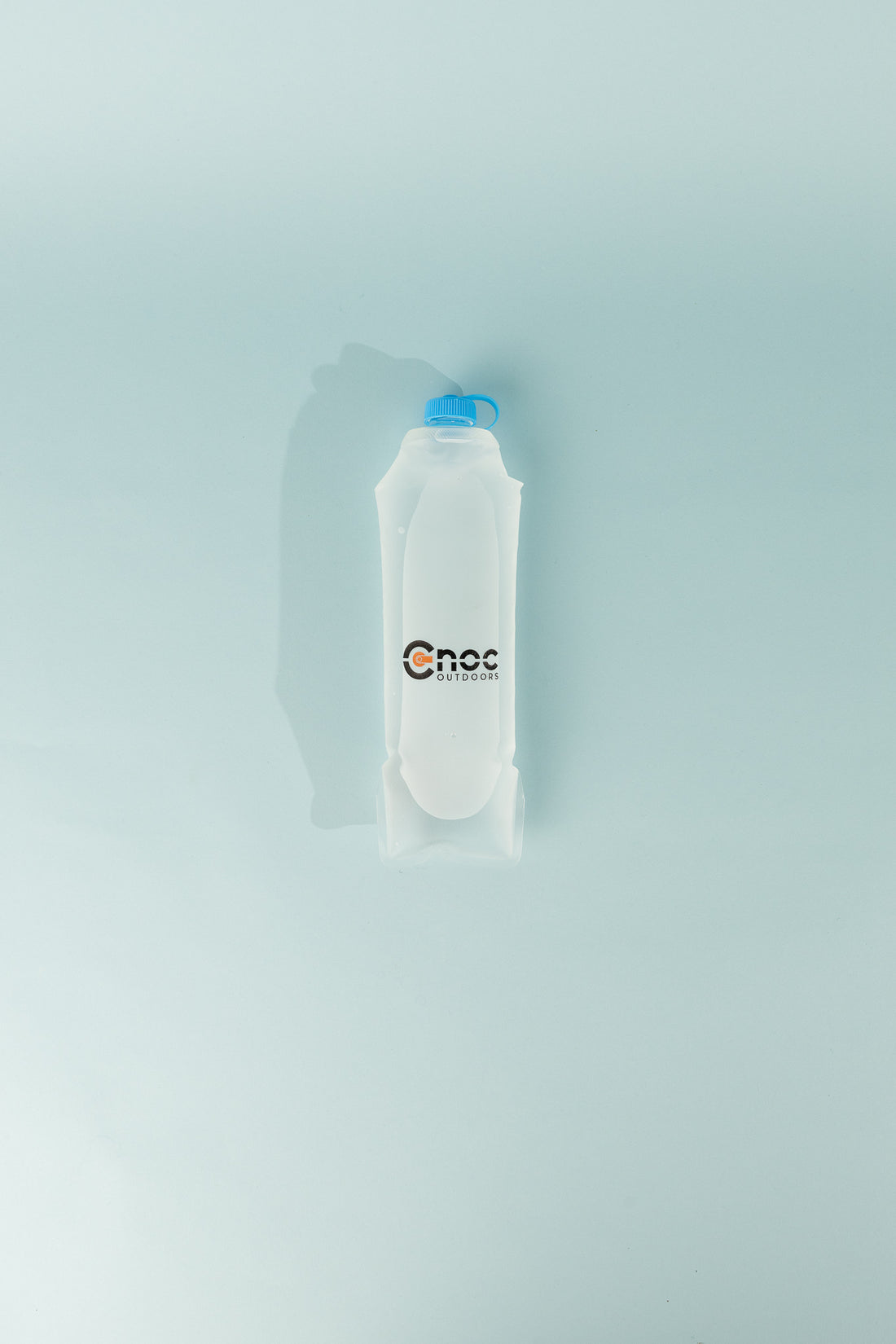 Hydriam 750ml Collapsible Flask by CNOC on a light blue background.