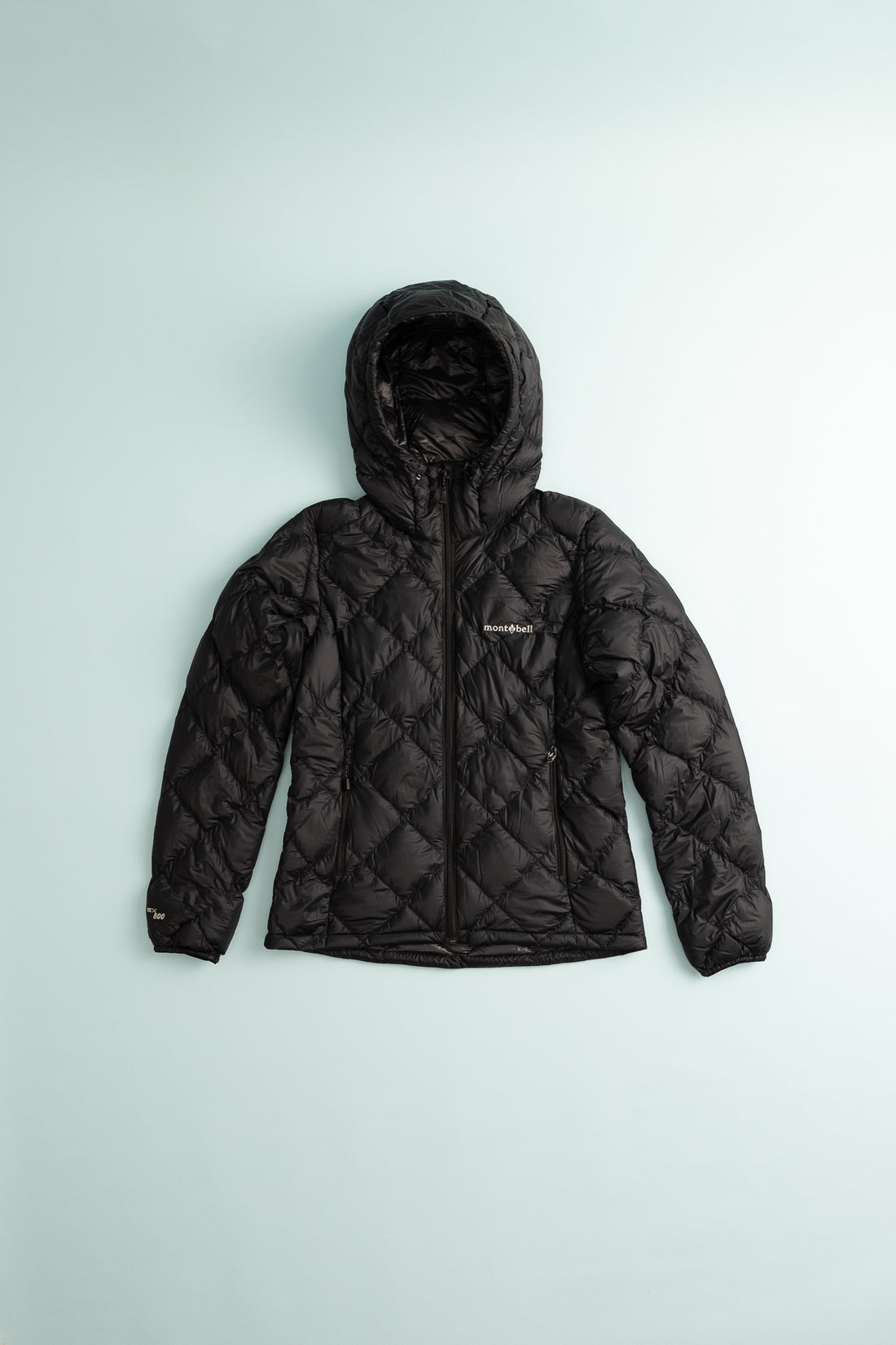Montbell US Women's Superior 800 Down Parka in Black, view 1.