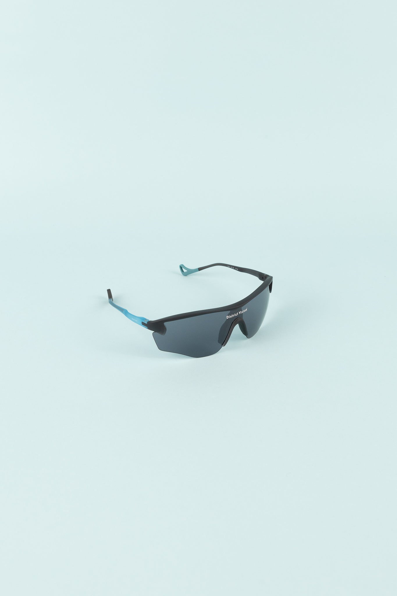 Junya Racer Sunglasses - Azure Black/D+ Onyx Mirror