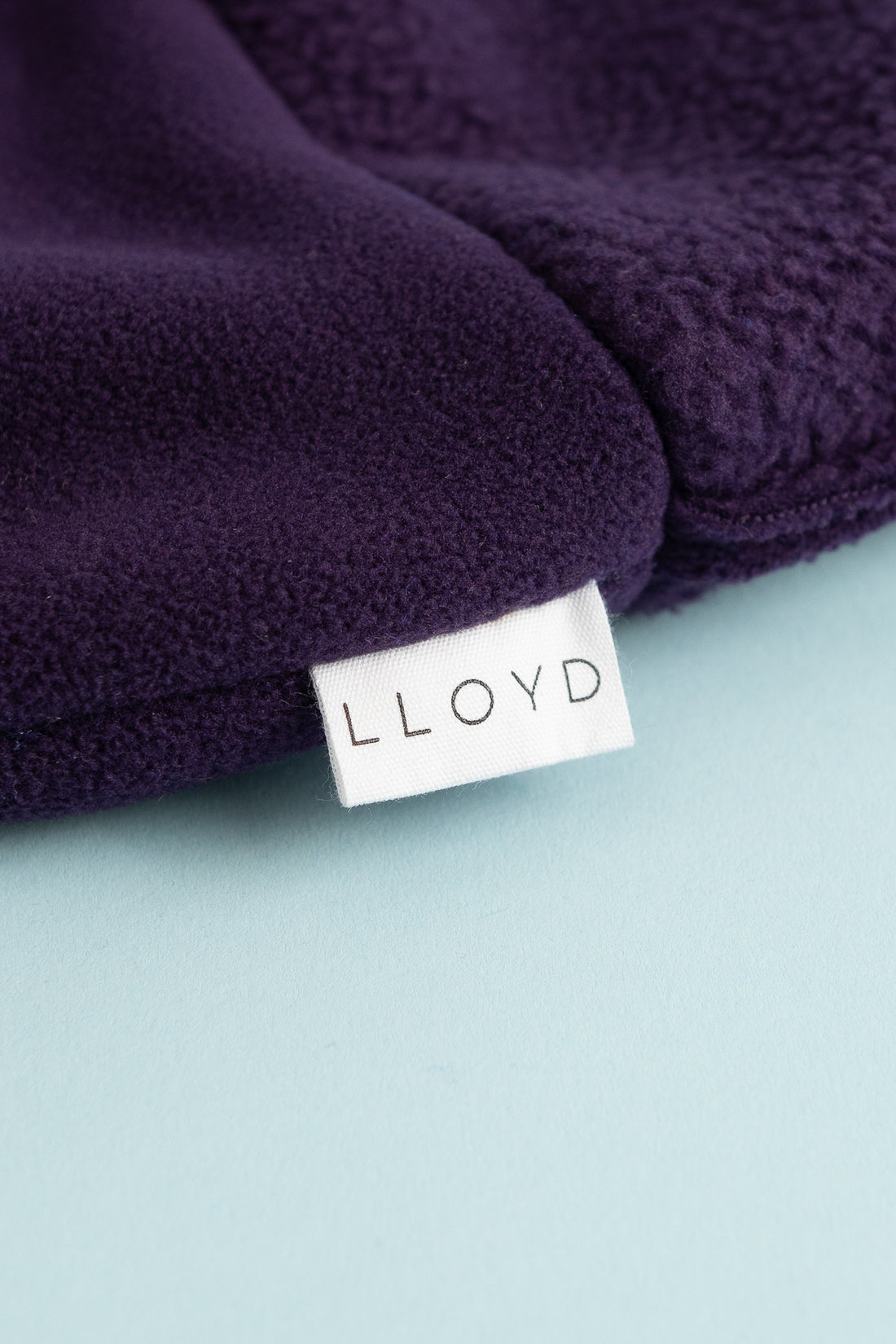 Lloyd Fleece Toque in Aubergine, view 3.