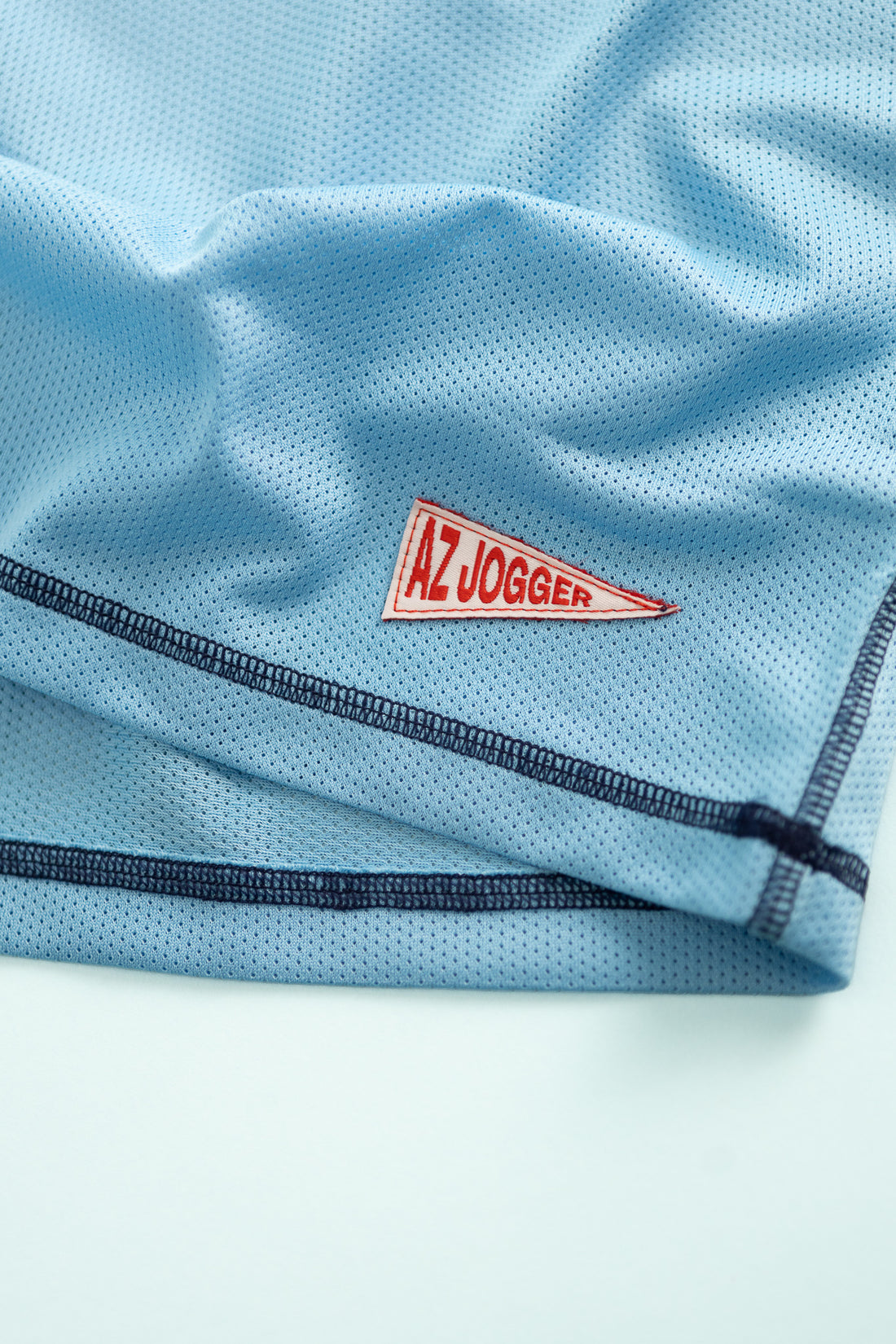 Alex Zono Cow Dancer Mesh Tee in Blue, view 5.
