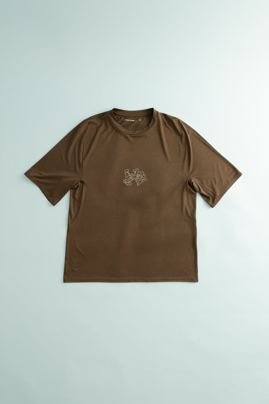 Portal Lateral Peak Tee in Slate Black, view 1.