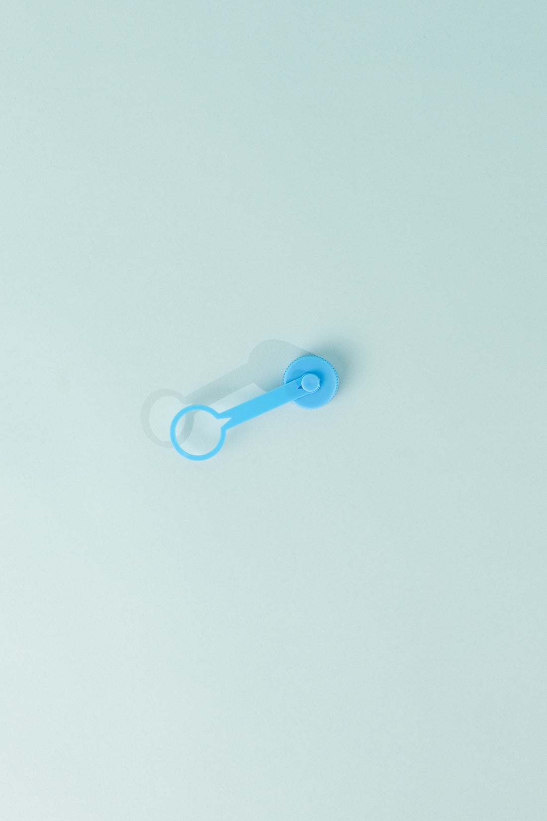 Replacement Tethered Cap for 28mm threaded neck in blue color on a light background.