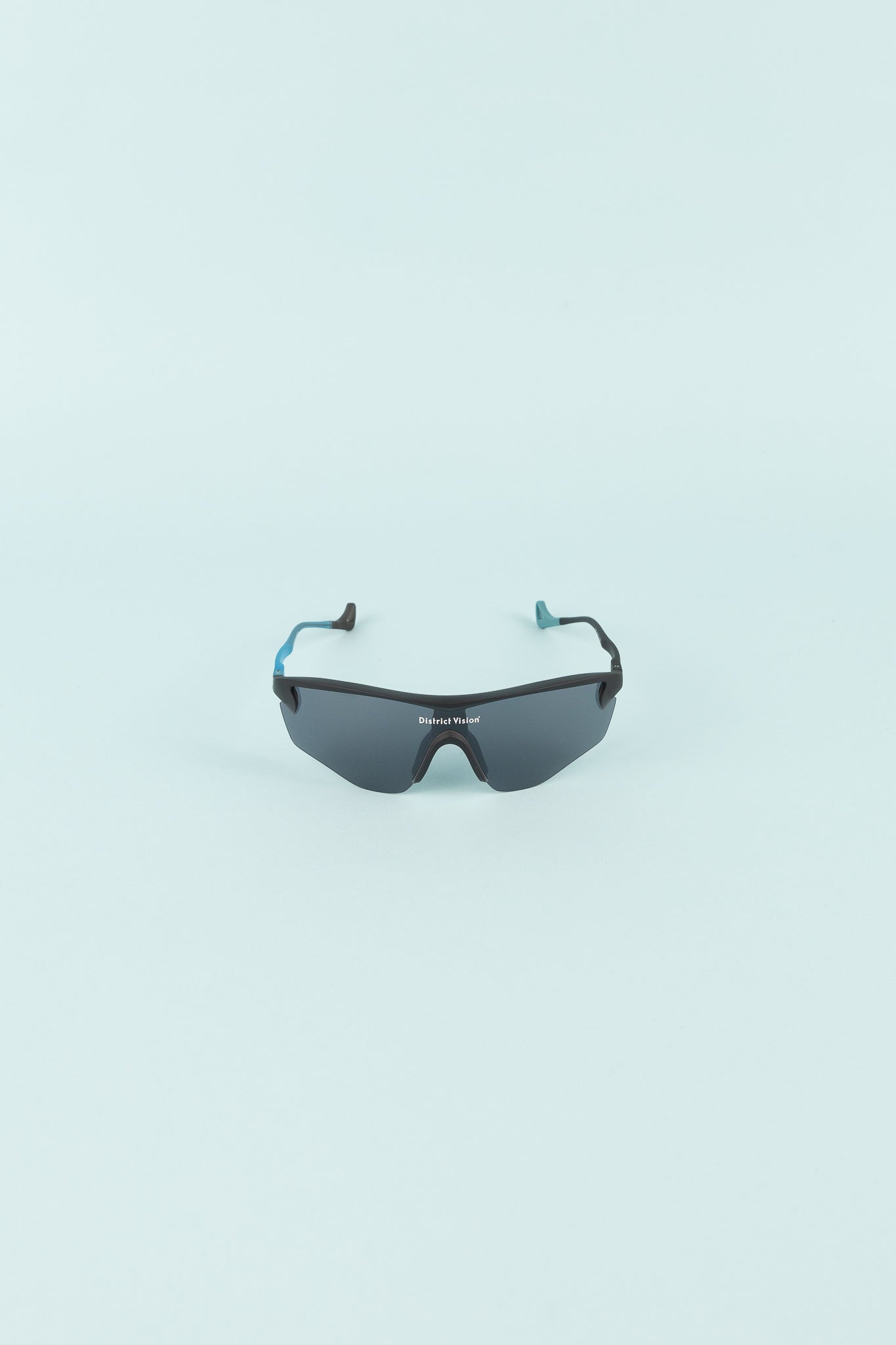 Junya Racer Sunglasses - Azure Black/D+ Onyx Mirror