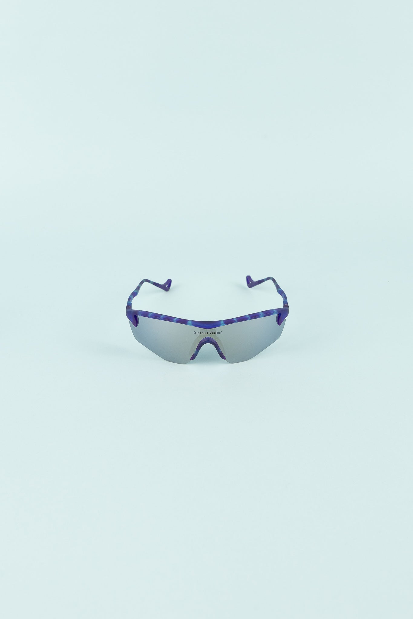 Junya Racer Sunglasses - Violet Tortoise/D+ Indigo Mirror