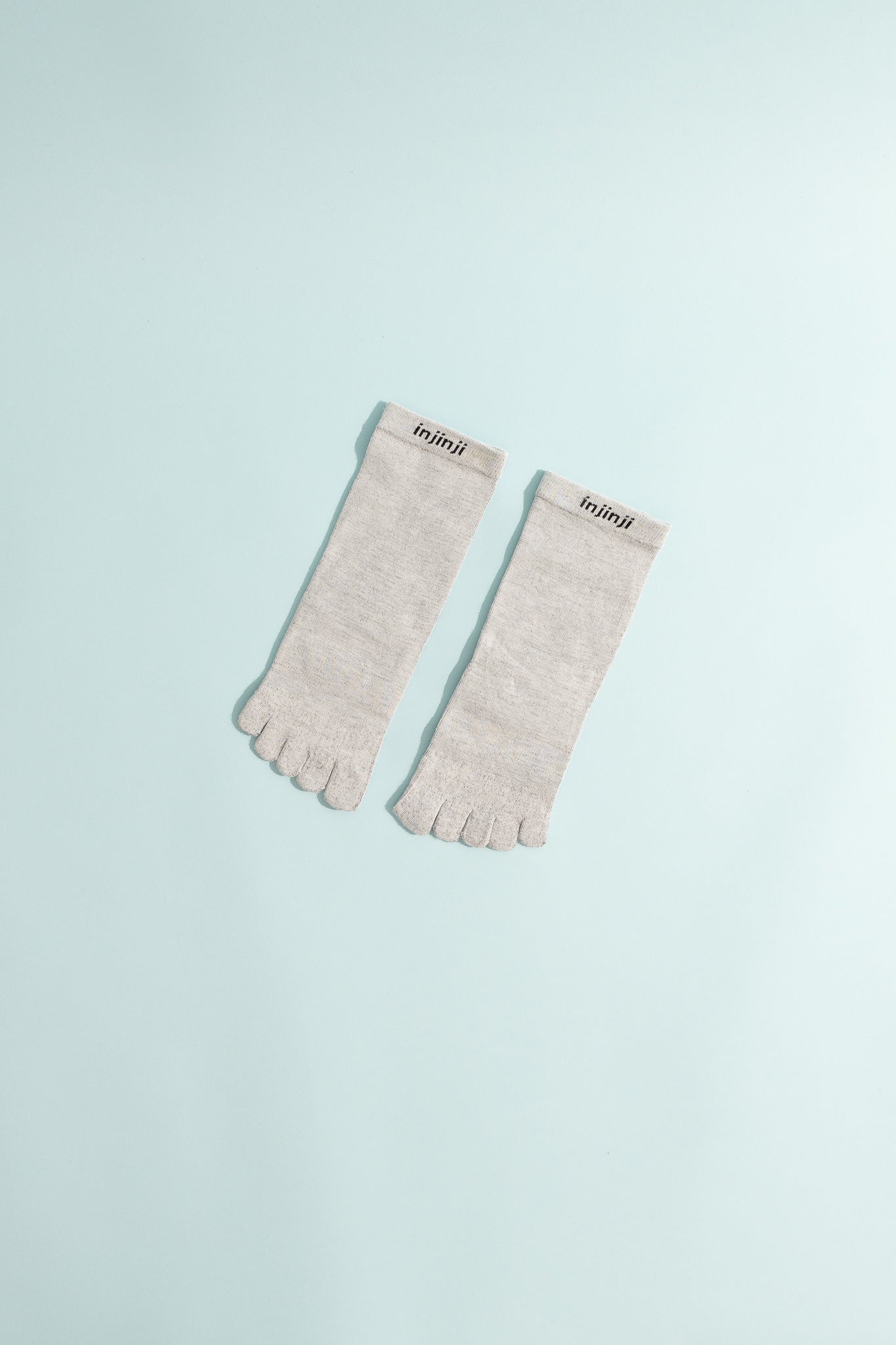 Coolmax Liner Toe Socks - Light Grey
