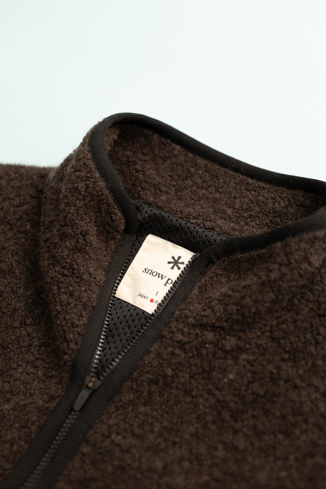 Recycled Wool Boa Pullover - Dark Brown