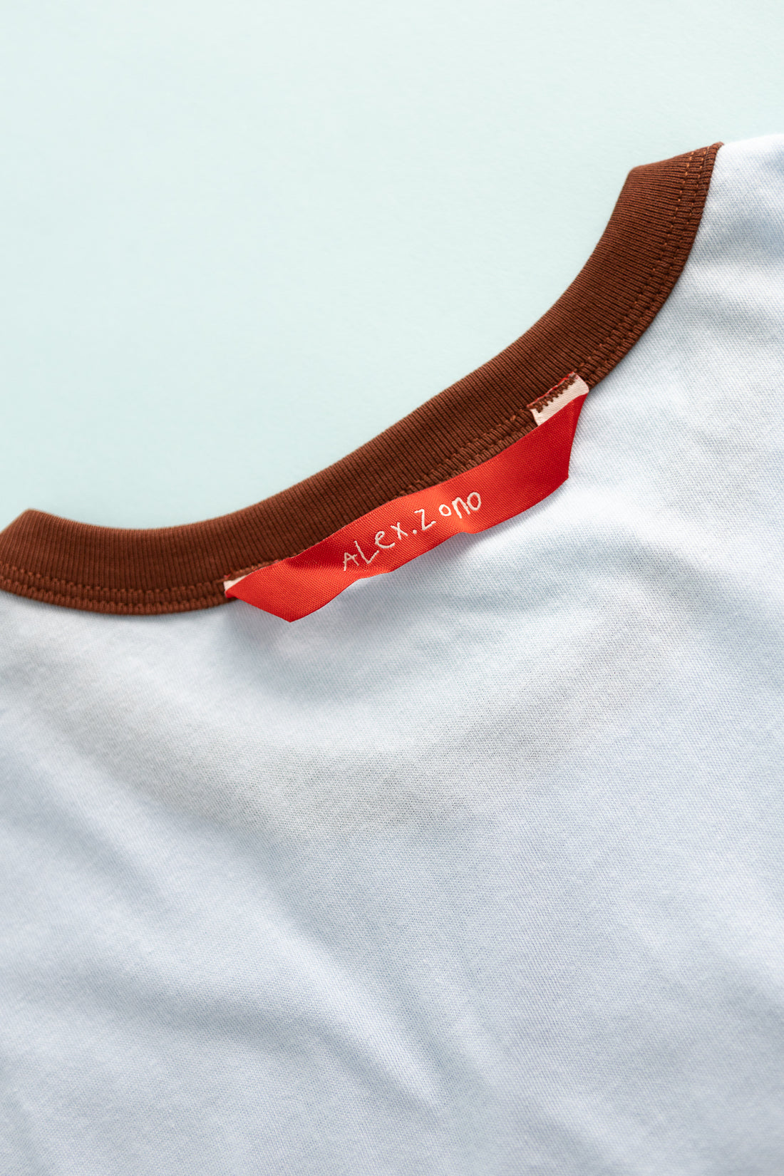 Alex Zono Ringer Tee in Blue Heart, view 4.