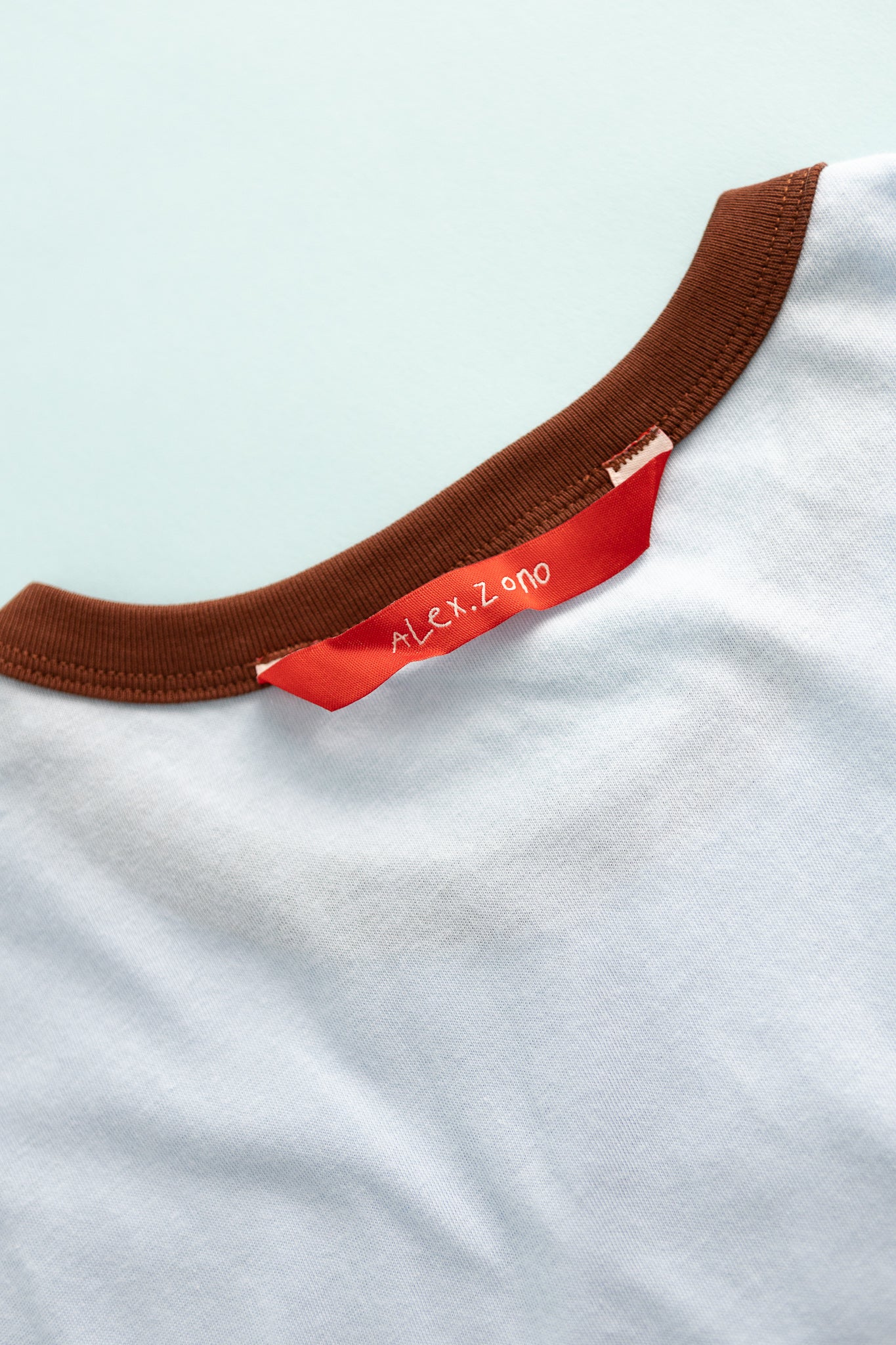 Ringer Tee - Blue Heart